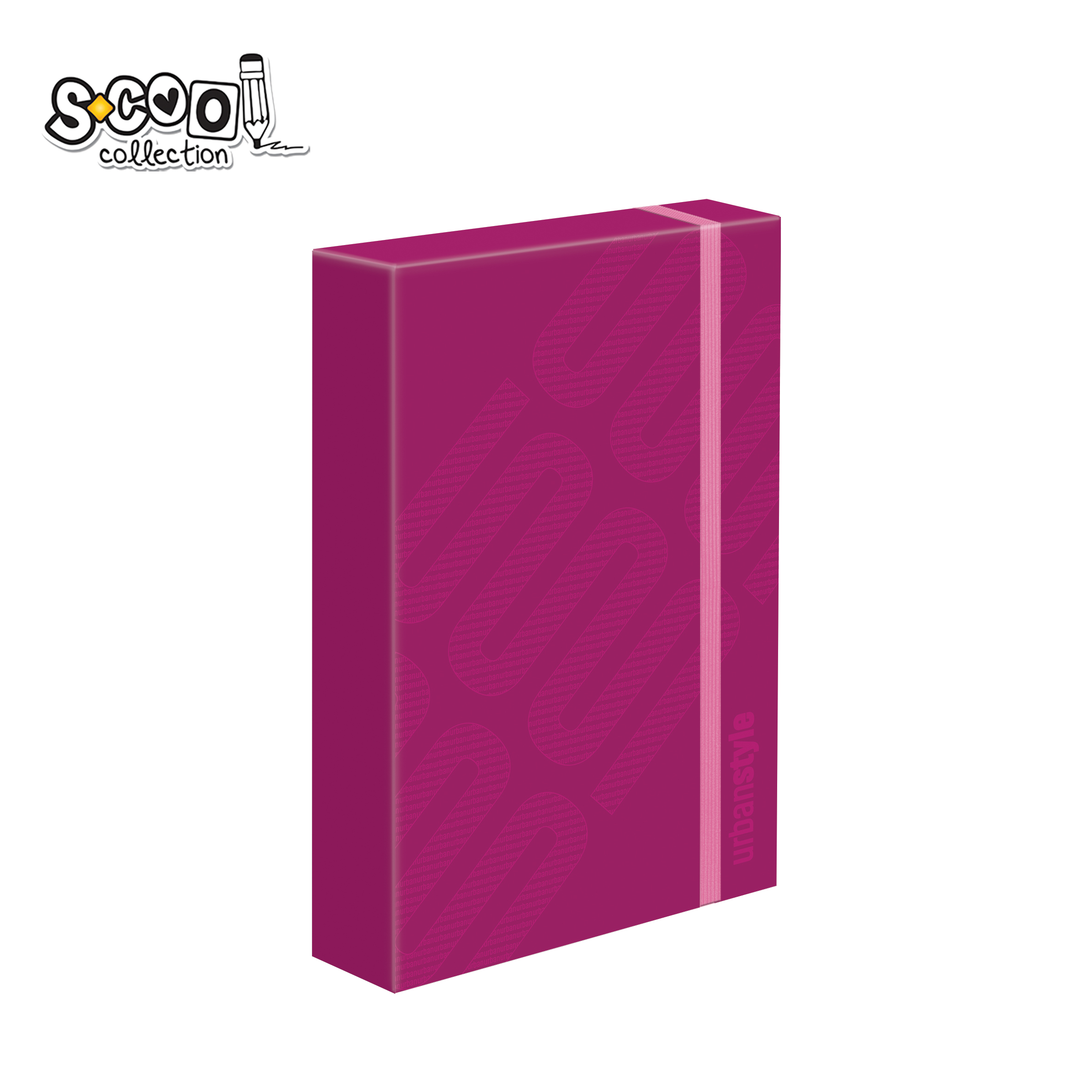 FASCIKLA PREMIUM SA GUMOM URBAN STYLE 31*24*4.5CM SC2767 - S-COOL | Školski pribor | NBK
