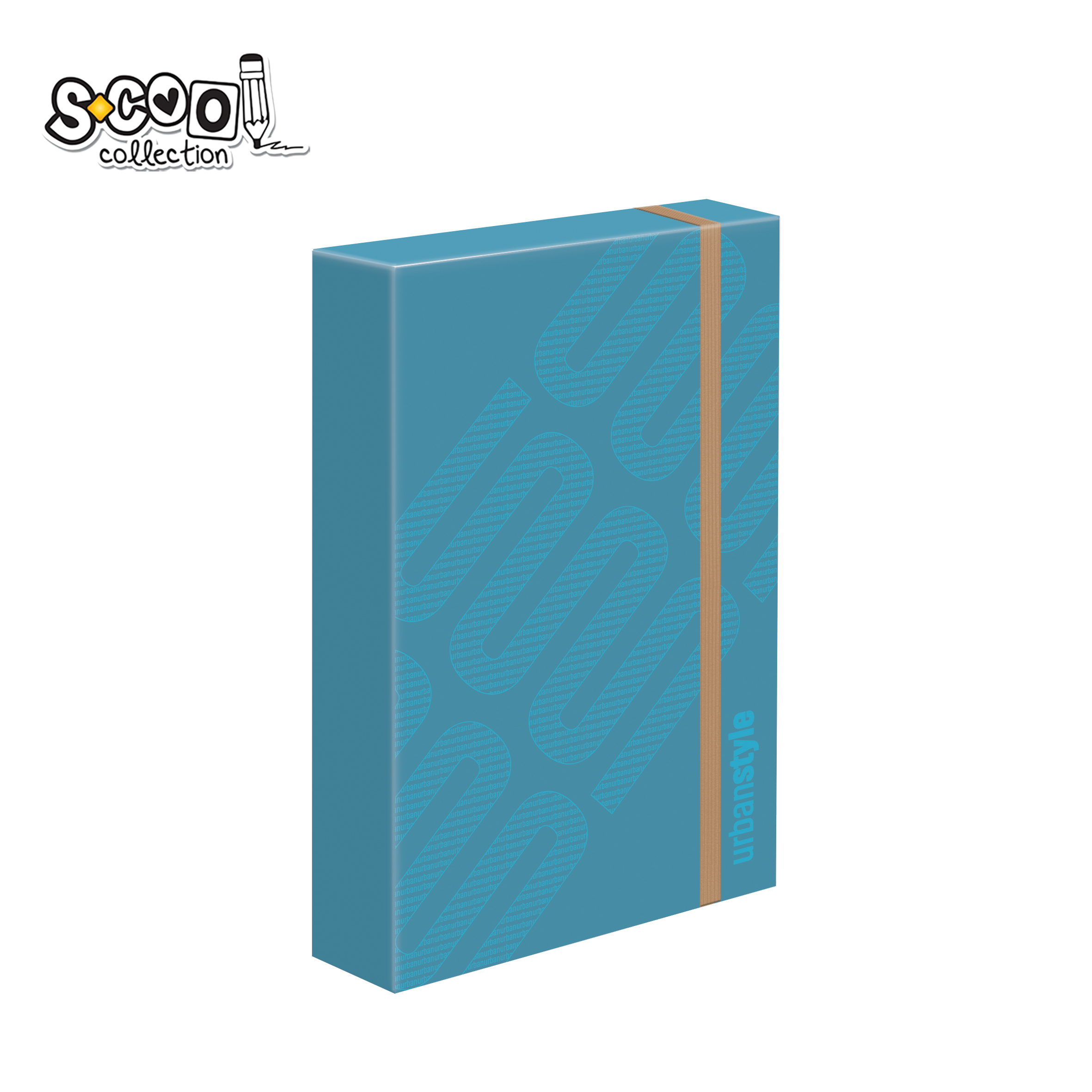 FASCIKLA PREMIUM SA GUMOM URBAN STYLE 31*24*4.5CM SC2768 - S-COOL | Školski pribor | NBK