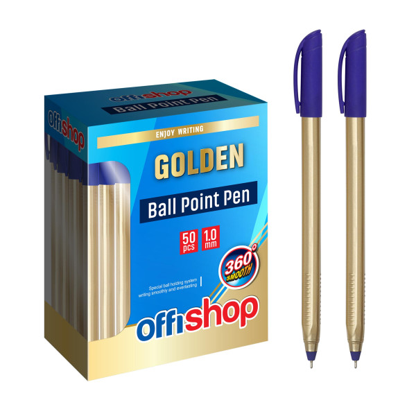 HEMIJSKA OLOVKA JEDNOKRATNA GOLDEN 1.0 PLAVA OF592 - OFFISHOP | Pisaći pribor | NBK