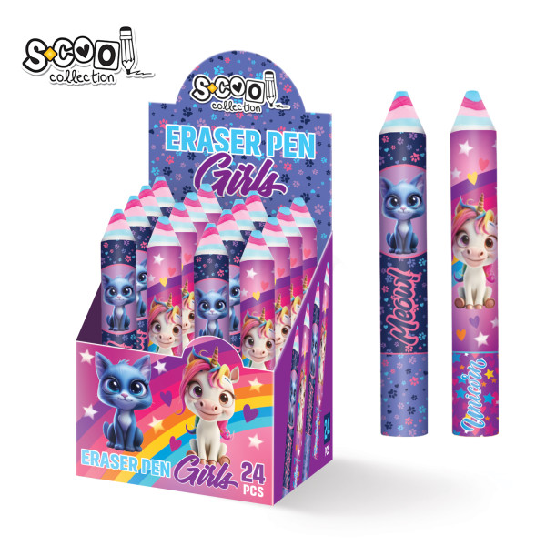 GUMICA ZA BRISANJE JUMBO GIRLS 1/24 SC2722 - S-COOL | Školski pribor | NBK