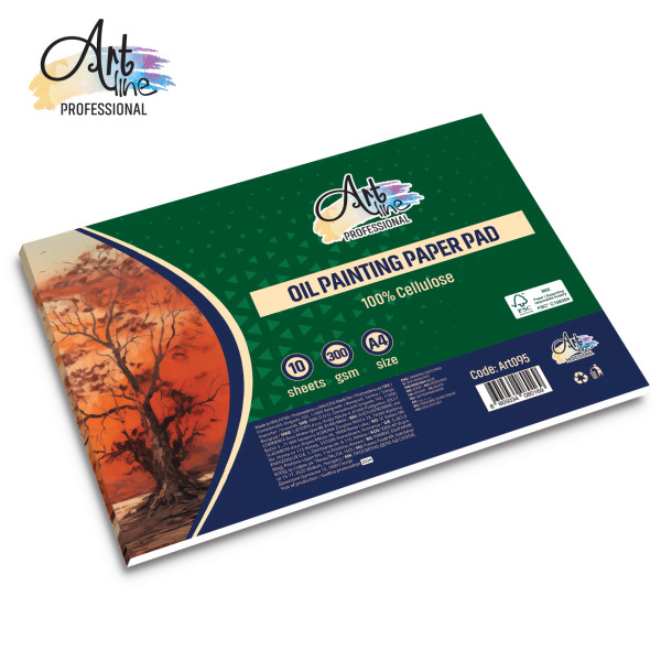 BLOK ZA ULJANE BOJE A4. 10L. 300GSM. FSC. LANDSCAPE ART095 - ARTLINE | Slikarski pribor | NBK