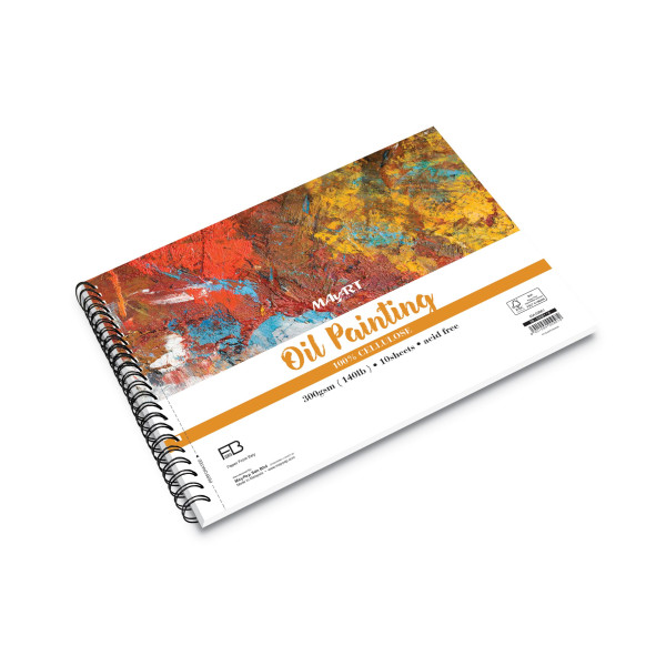 BLOK SPIRALNI ULJANI A4 10L 300GSM MA00961 - ARTLINE | Slikarski pribor | NBK