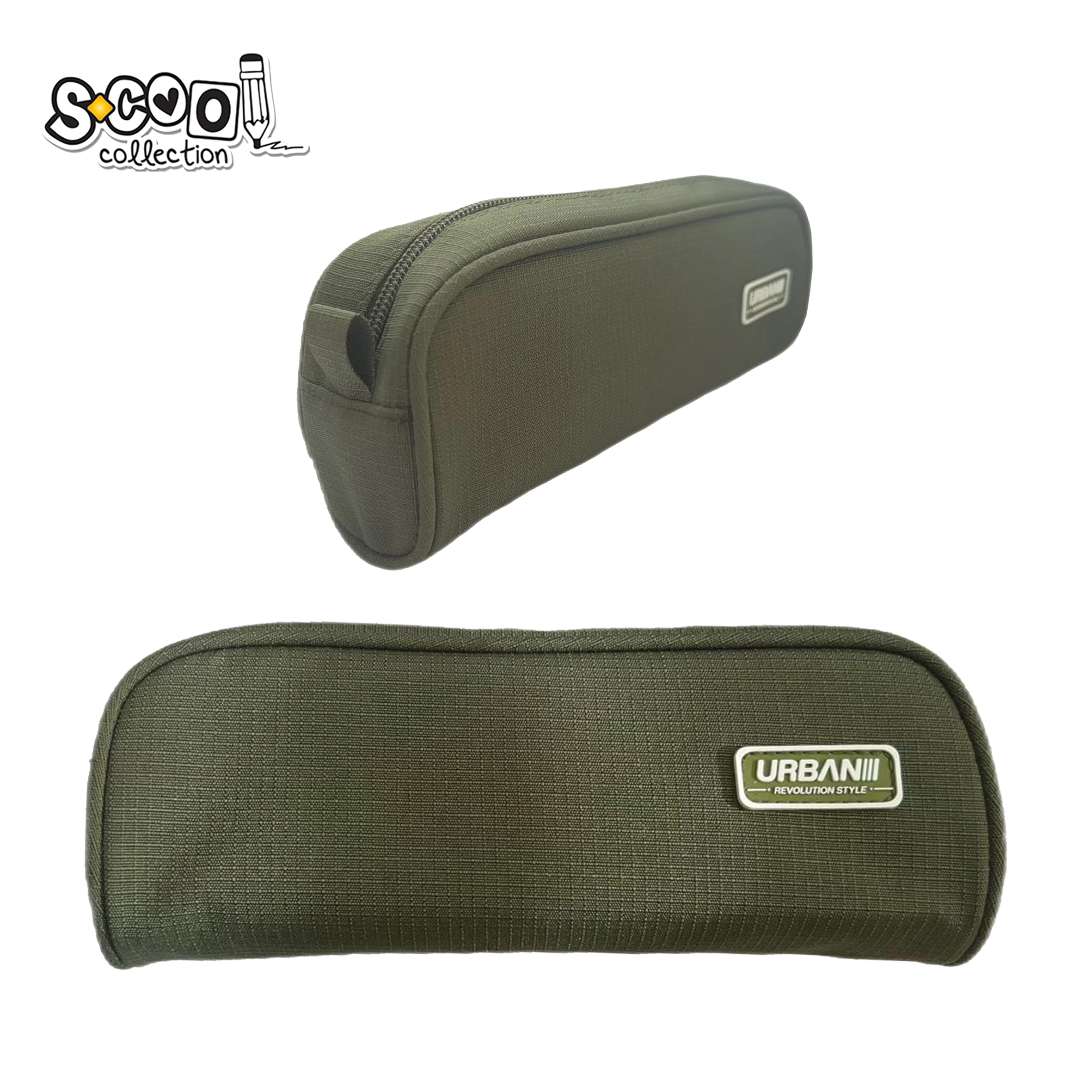 PERNICA PRAZNA URBAN 1 ZIP ZELENA SC2862 - S-COOL | Školski pribor | NBK