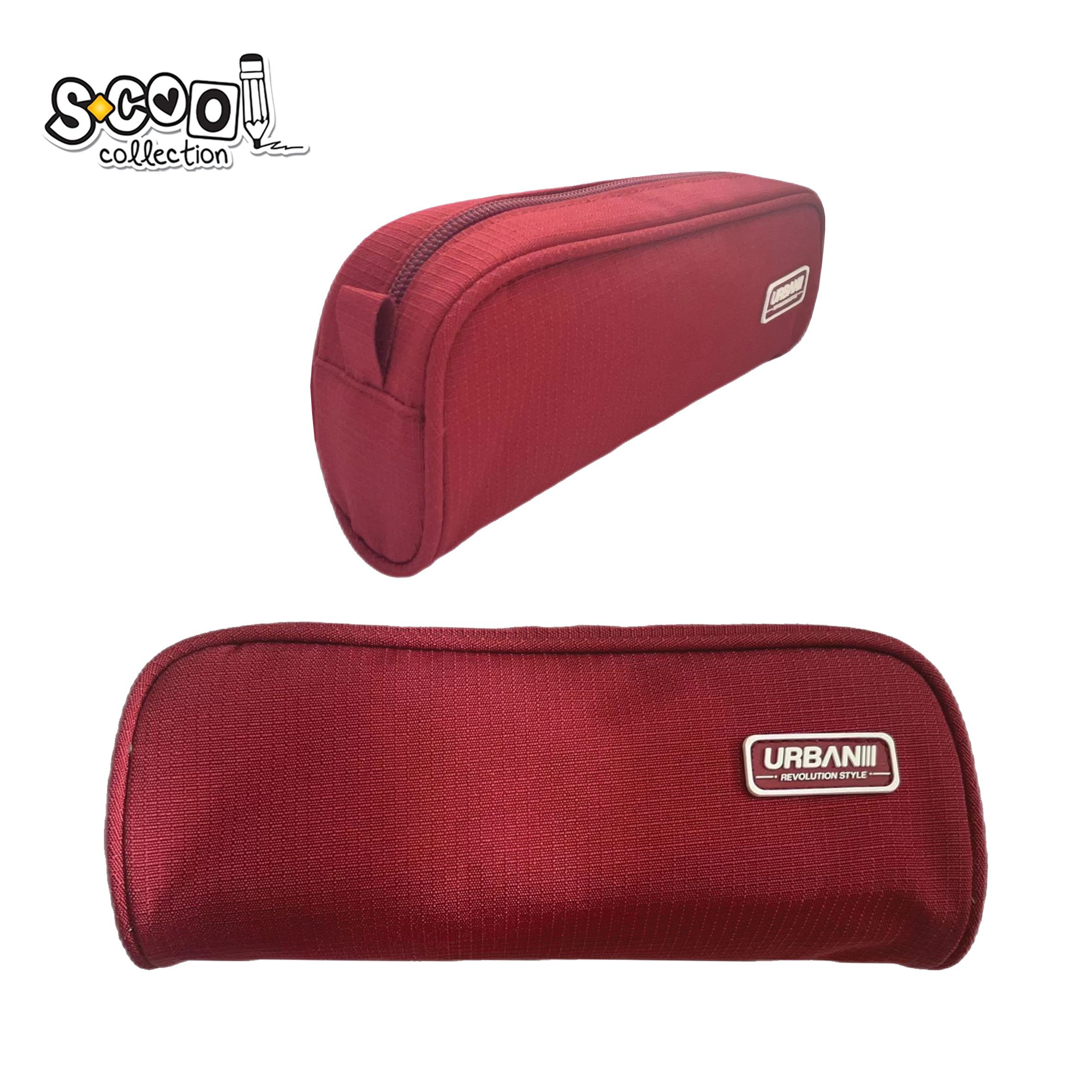 PERNICA PRAZNA URBAN 1 ZIP CRVENA SC2866 - S-COOL | Školski pribor | NBK