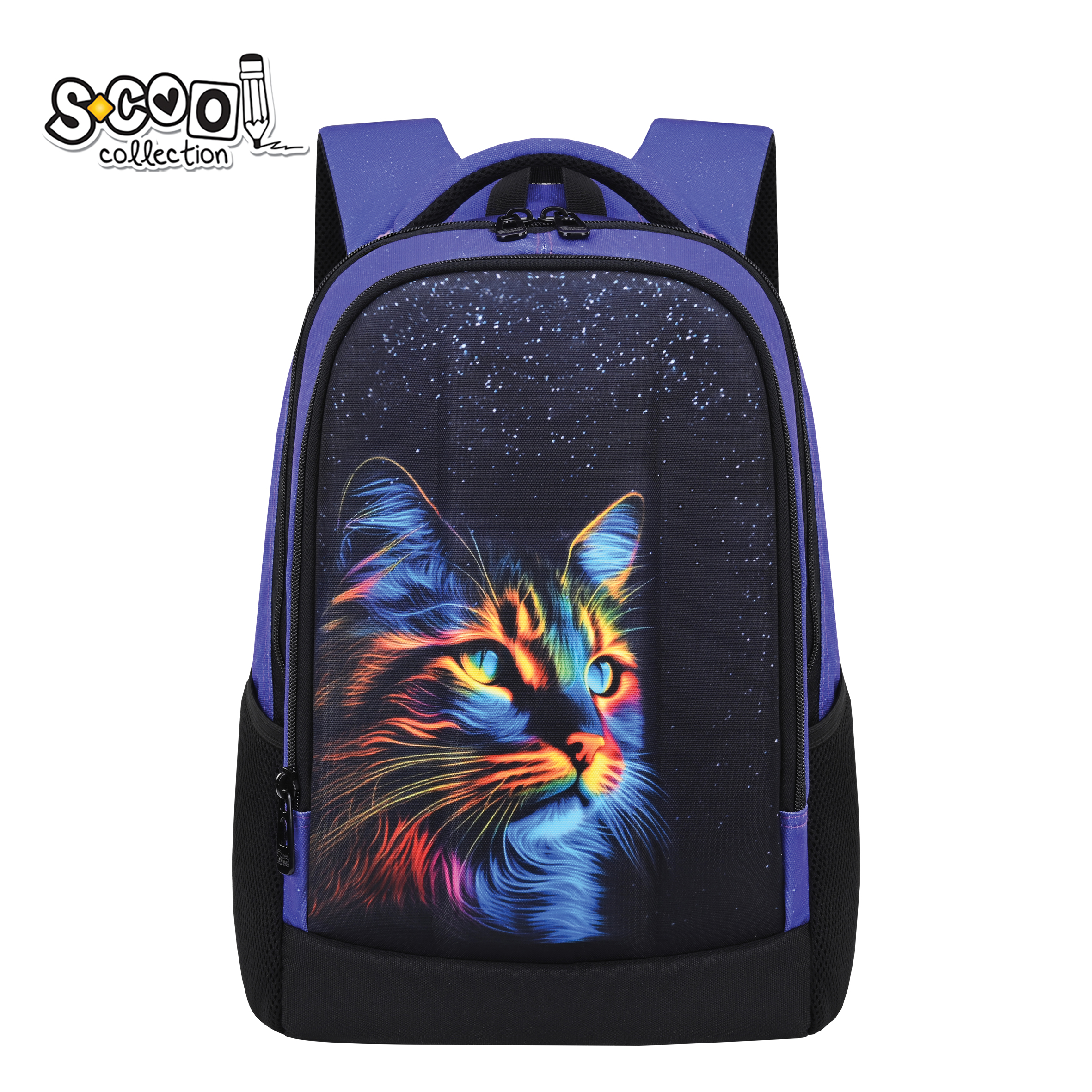 RANAC OJAČANA LEĐA SA ČVRSTIM PREDNJIM DŽEPOM CAT 40*29*14CM SC2950 - S-COOL | Školski pribor | NBK