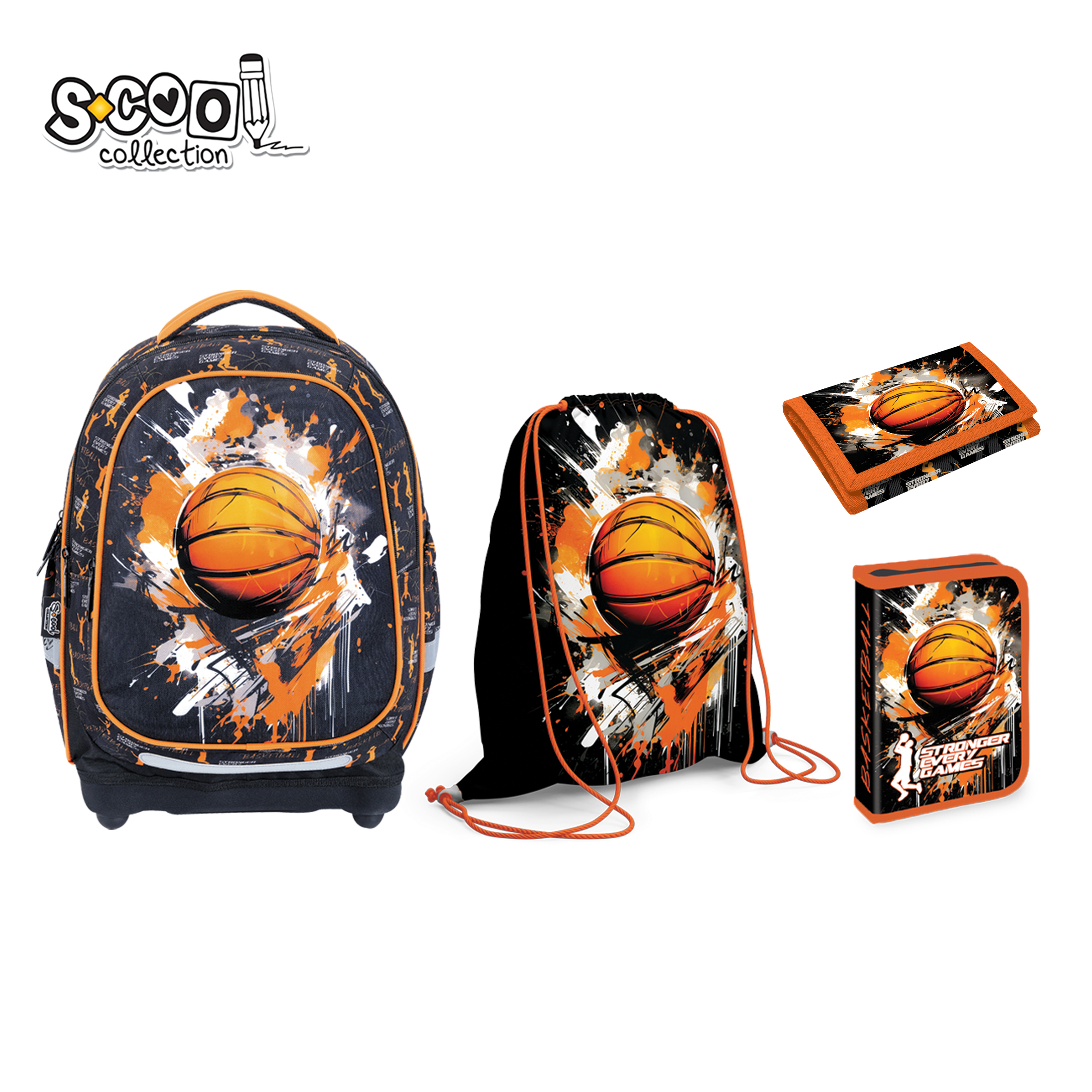RANAC ANATOMSKI SET BASKETBALL SC3210 - S-COOL | Školski pribor | NBK