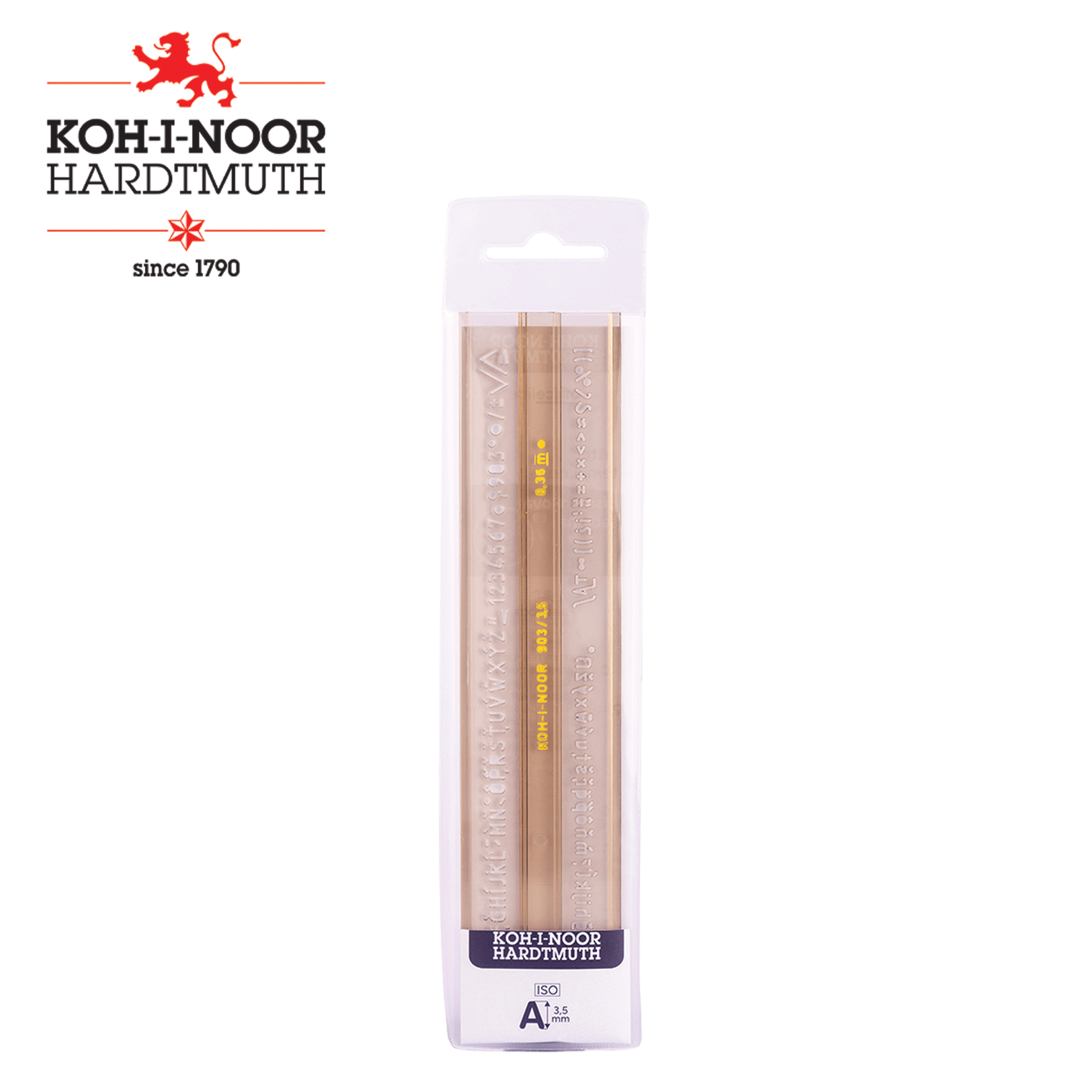 ŠABLON ZA SLOVA 3.5 ISO 748020033 - KOH-I-NOOR | Školski pribor | NBK