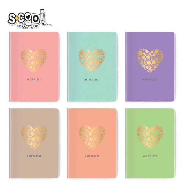 SVESKA PREMIUM A4 DIKTO 52L GOLDEN HEART COLLECTION SC3151 - S-COOL | Školski pribor | NBK