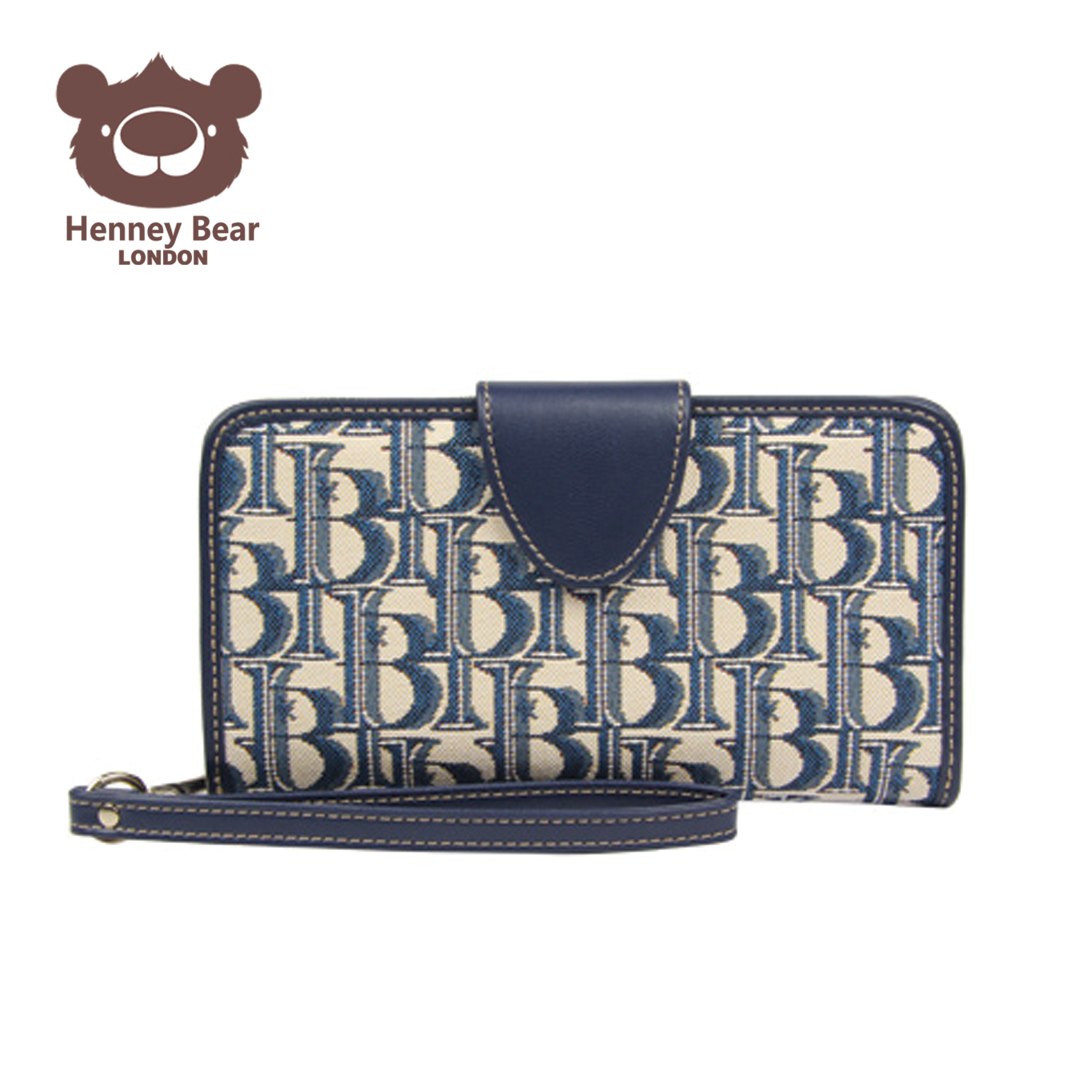 NOVČANIK DAMSKI HENNEY BEAR HW-002 HB BLUE 19*3*10 - JANET | Putni program i poslovna galanterija | NBK