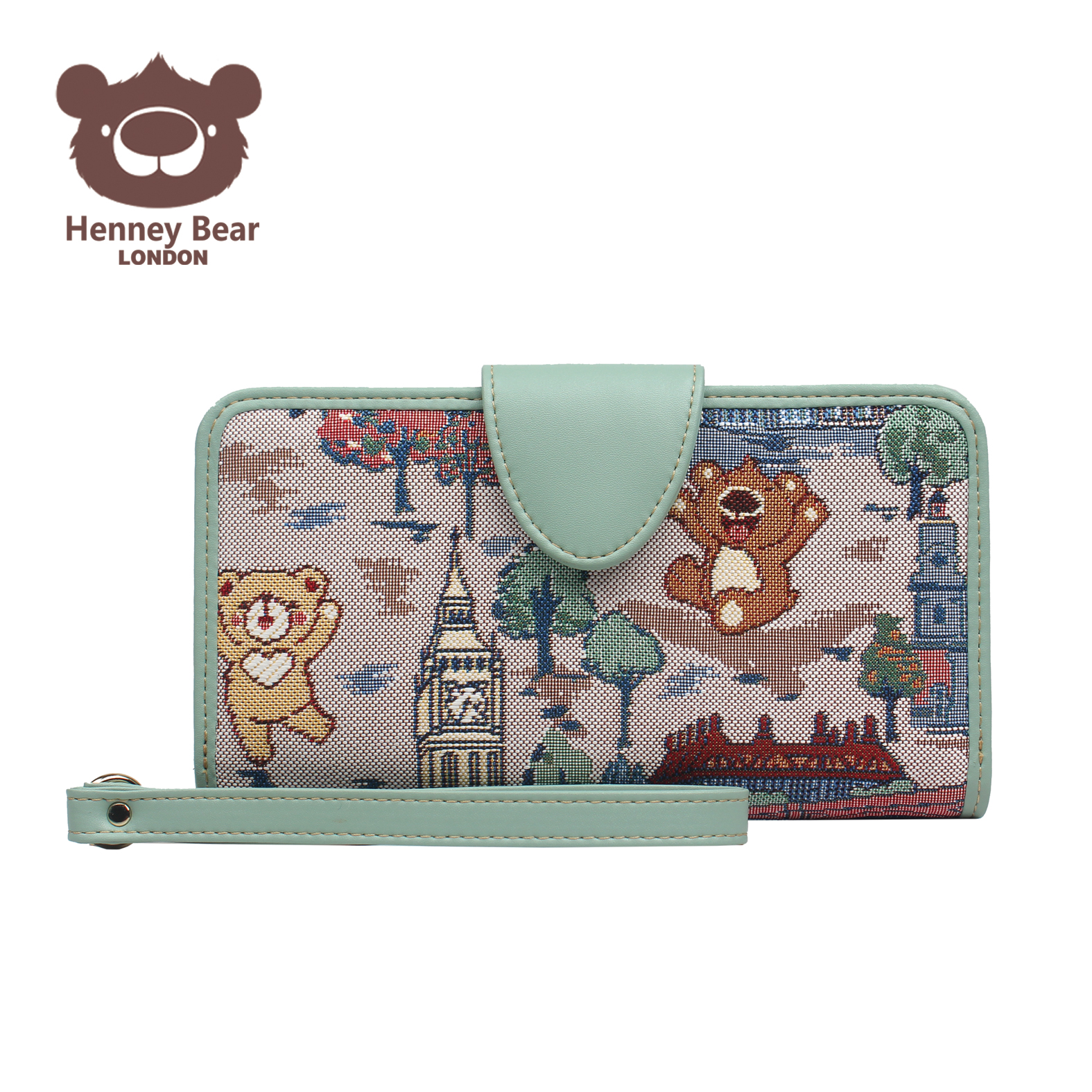 NOVČANIK DAMSKI HENNEY BEAR HW-002 HB LONDON BRIDGE 19*3*10 - JANET | Putni program i poslovna galanterija | NBK