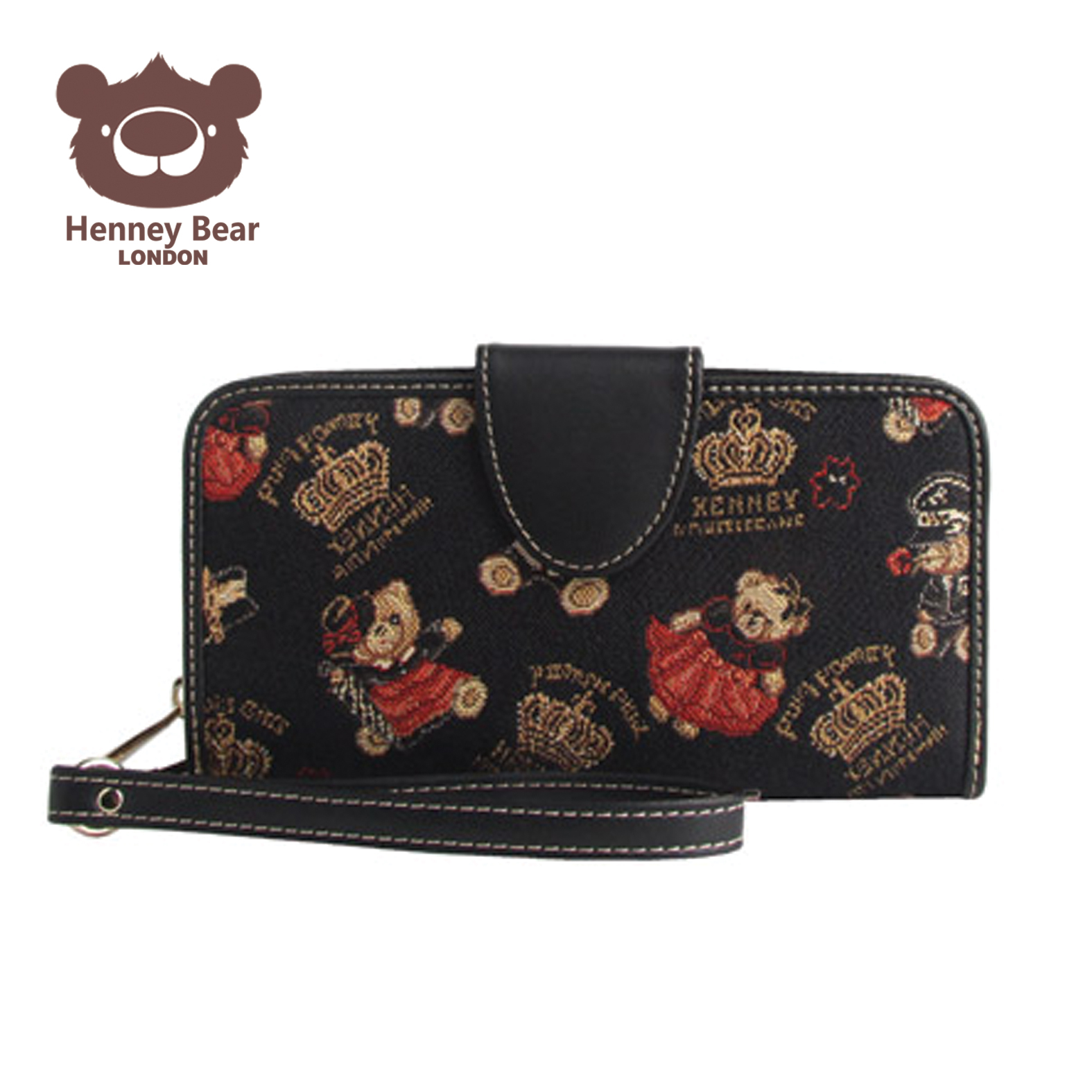 NOVČANIK DAMSKI HENNEY BEAR HW-002 CROWN BEAR  19*3*10 - JANET | Putni program i poslovna galanterija | NBK