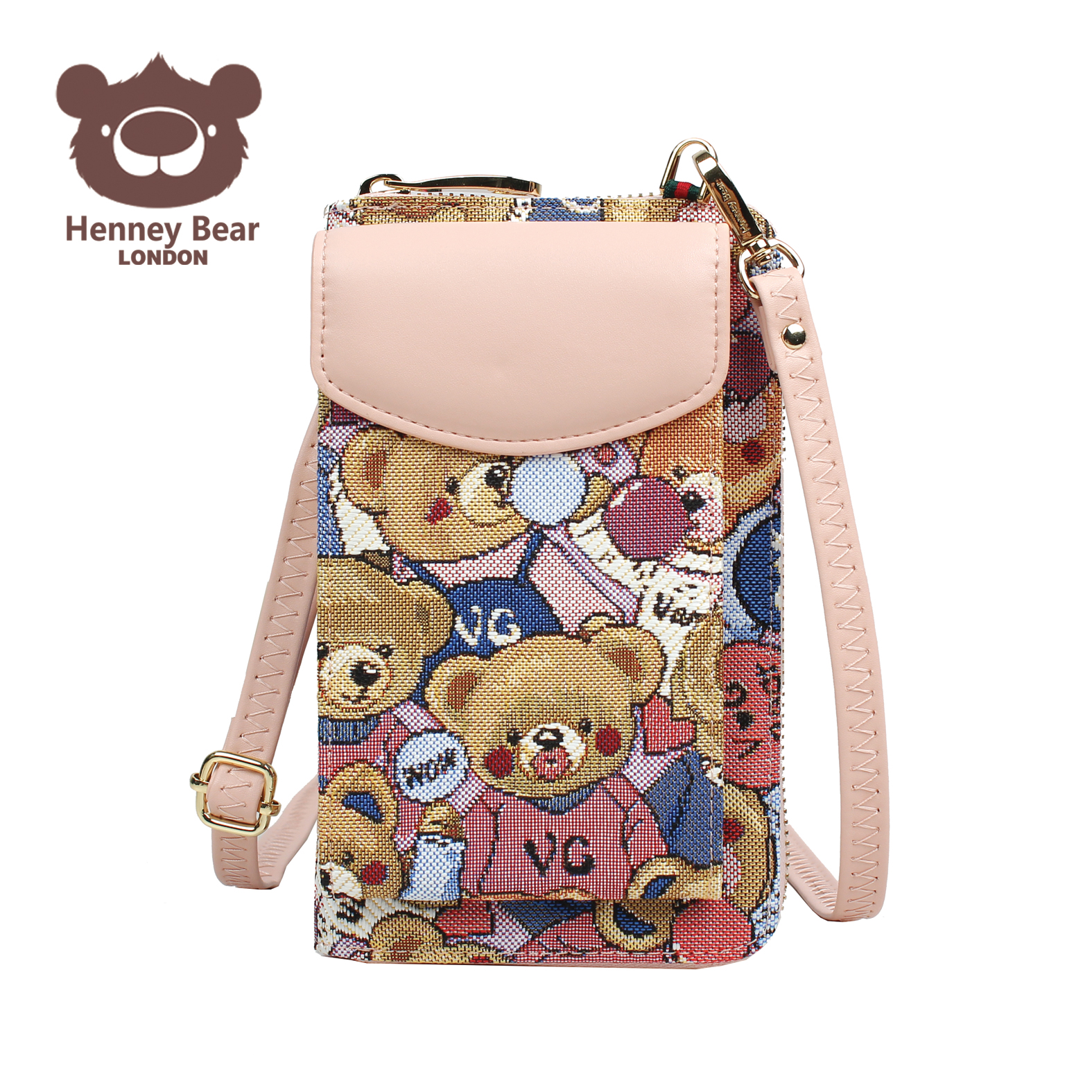 NOVČANIK DAMSKI HENNEY BEAR HW-116 BEAR POPO  10*4*18 - JANET | Putni program i poslovna galanterija | NBK