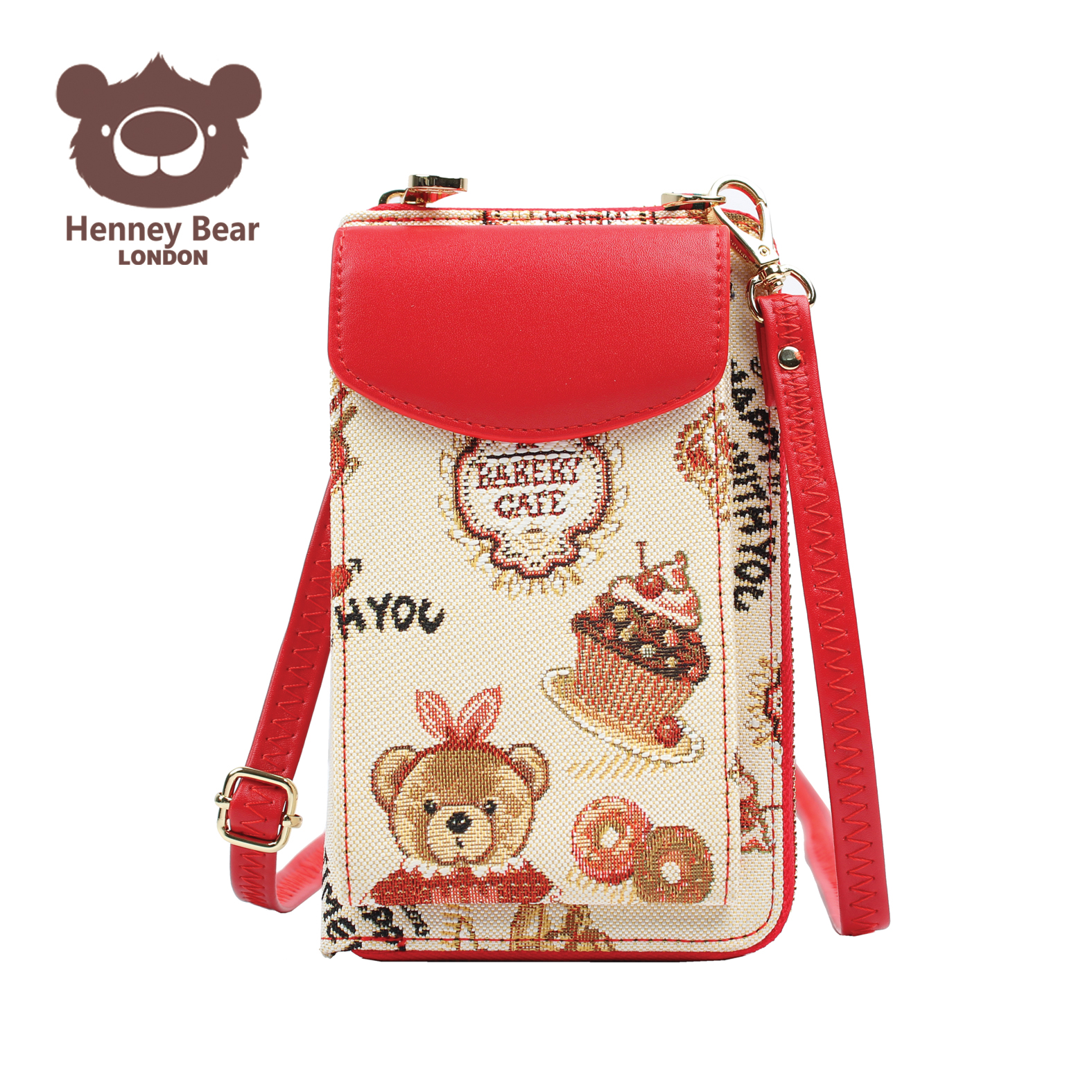 NOVČANIK DAMSKI HENNEY BEAR HW-116 CAKE BEAR  10*4*18 - JANET | Putni program i poslovna galanterija | NBK