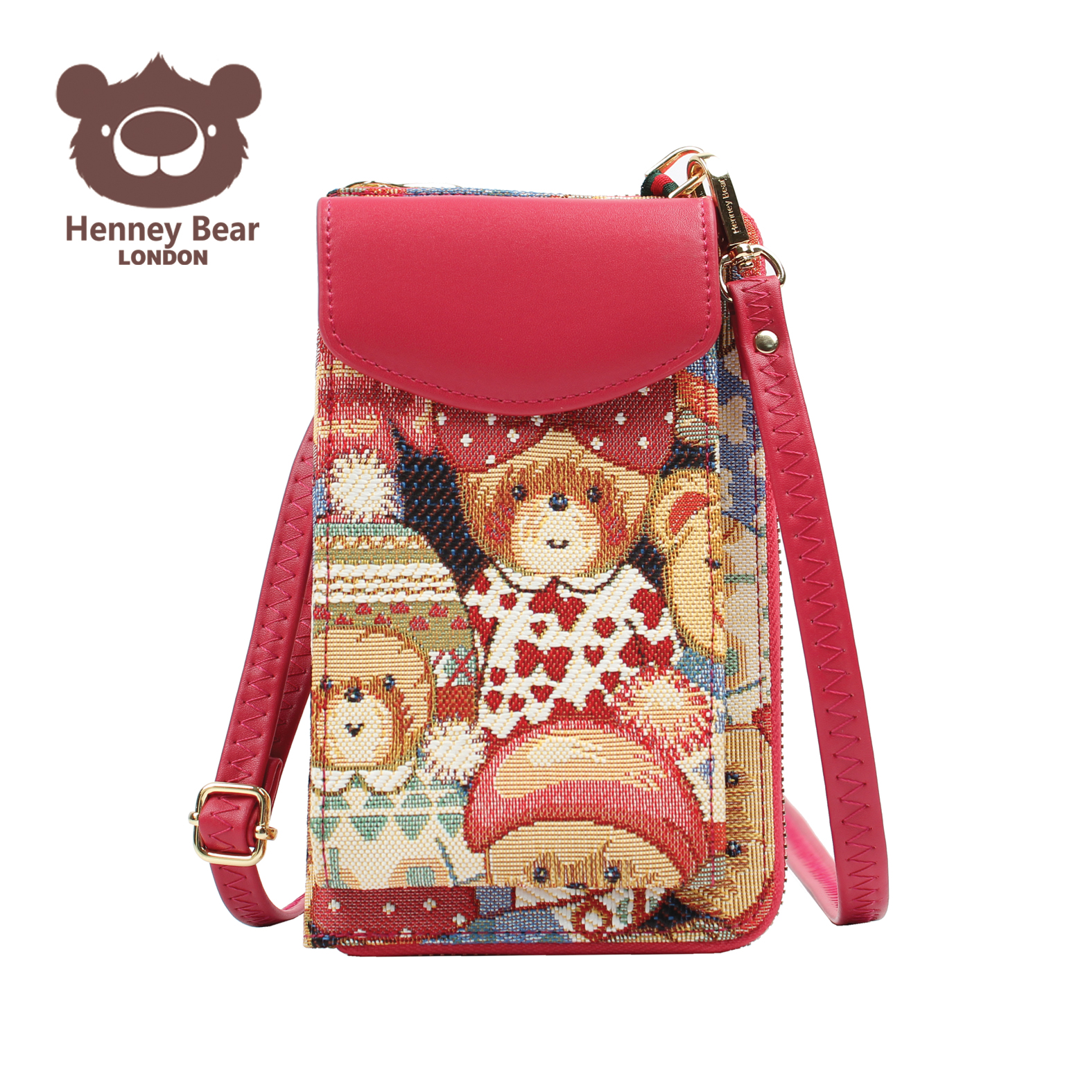 NOVČANIK DAMSKI HENNEY BEAR HW-116 CUTE BEAR  10*4*18 - JANET | Putni program i poslovna galanterija | NBK