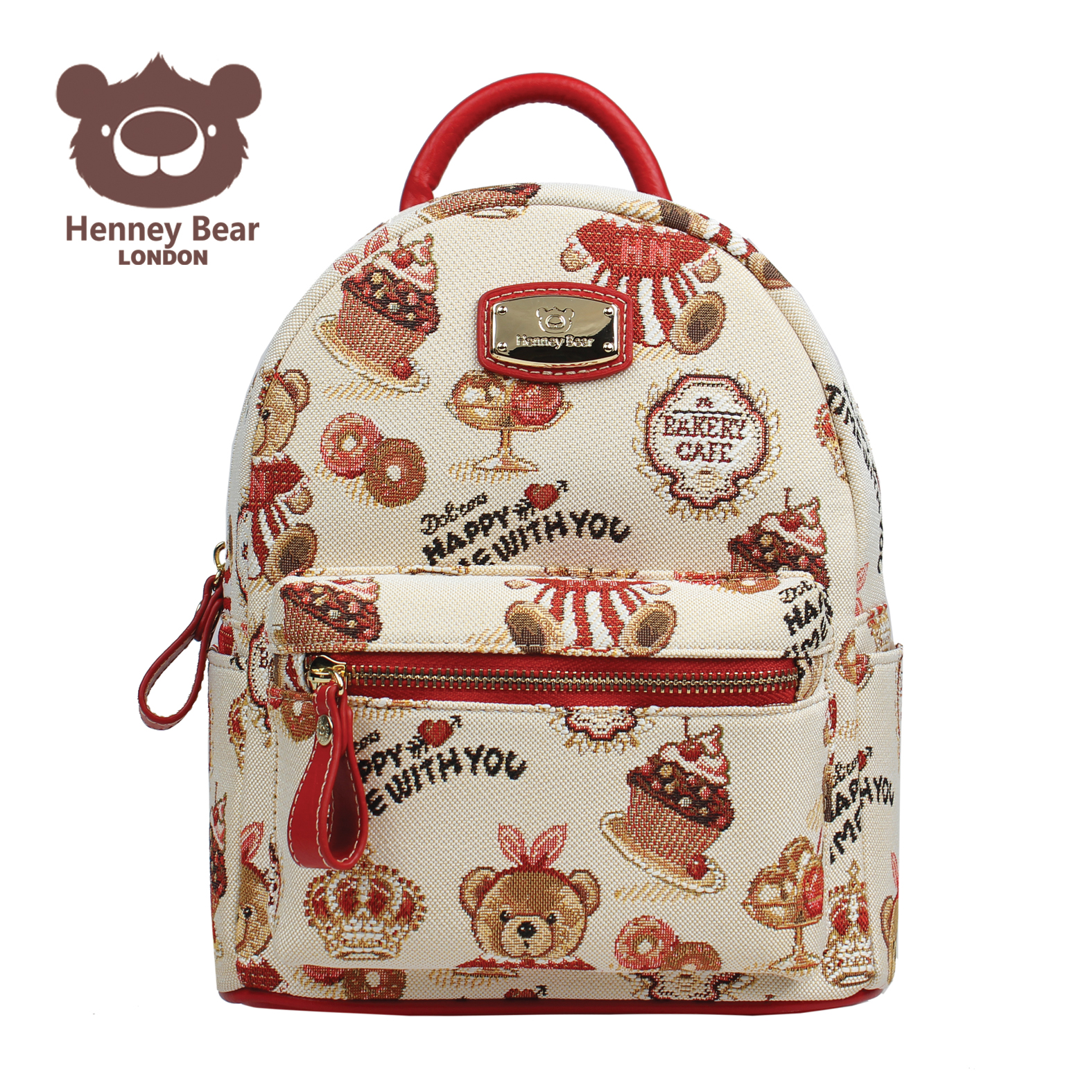 RANAC DAMSKI HENNEY BEAR H-094 CAKE BEAR 22*12*26 - JANET | Putni program i poslovna galanterija | NBK