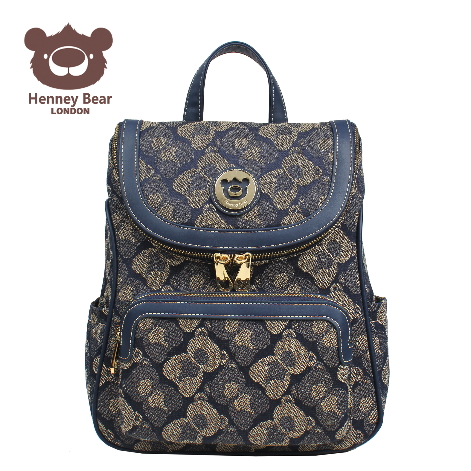 RANAC DAMSKI HENNEY BEAR H-1138 SHADOW BEAR BLUE 25.5*12*29 - JANET | Putni program i poslovna galanterija | NBK