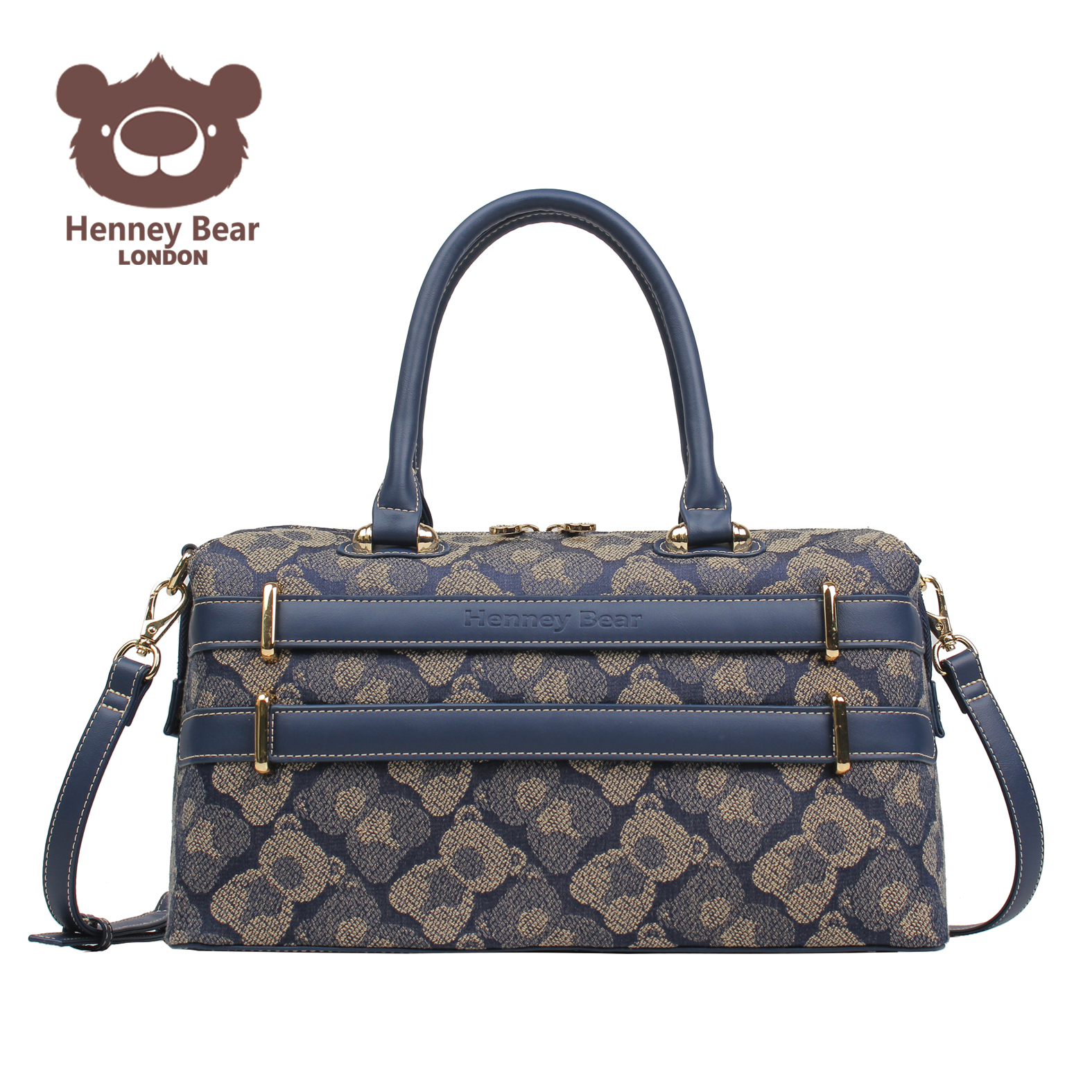 TAŠNA DAMSKA HENNEY BEAR H-1111 SHADOW BEAR BLUE 35.5*14*20 - JANET | Putni program i poslovna galanterija | NBK