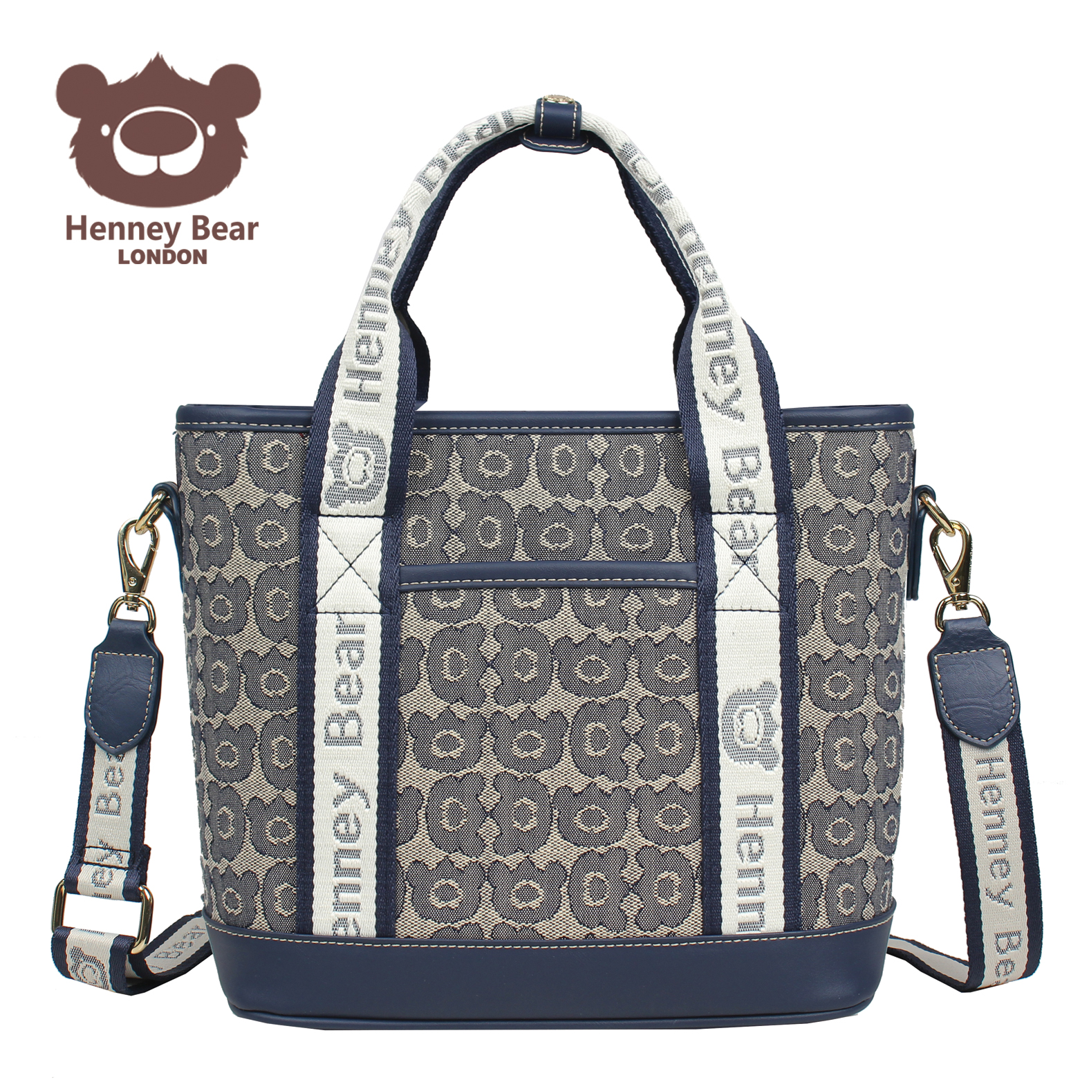 TAŠNA DAMSKA HENNEY BEAR H-1140 BLUE BEAR 28.5*14*23.5 - JANET | Putni program i poslovna galanterija | NBK