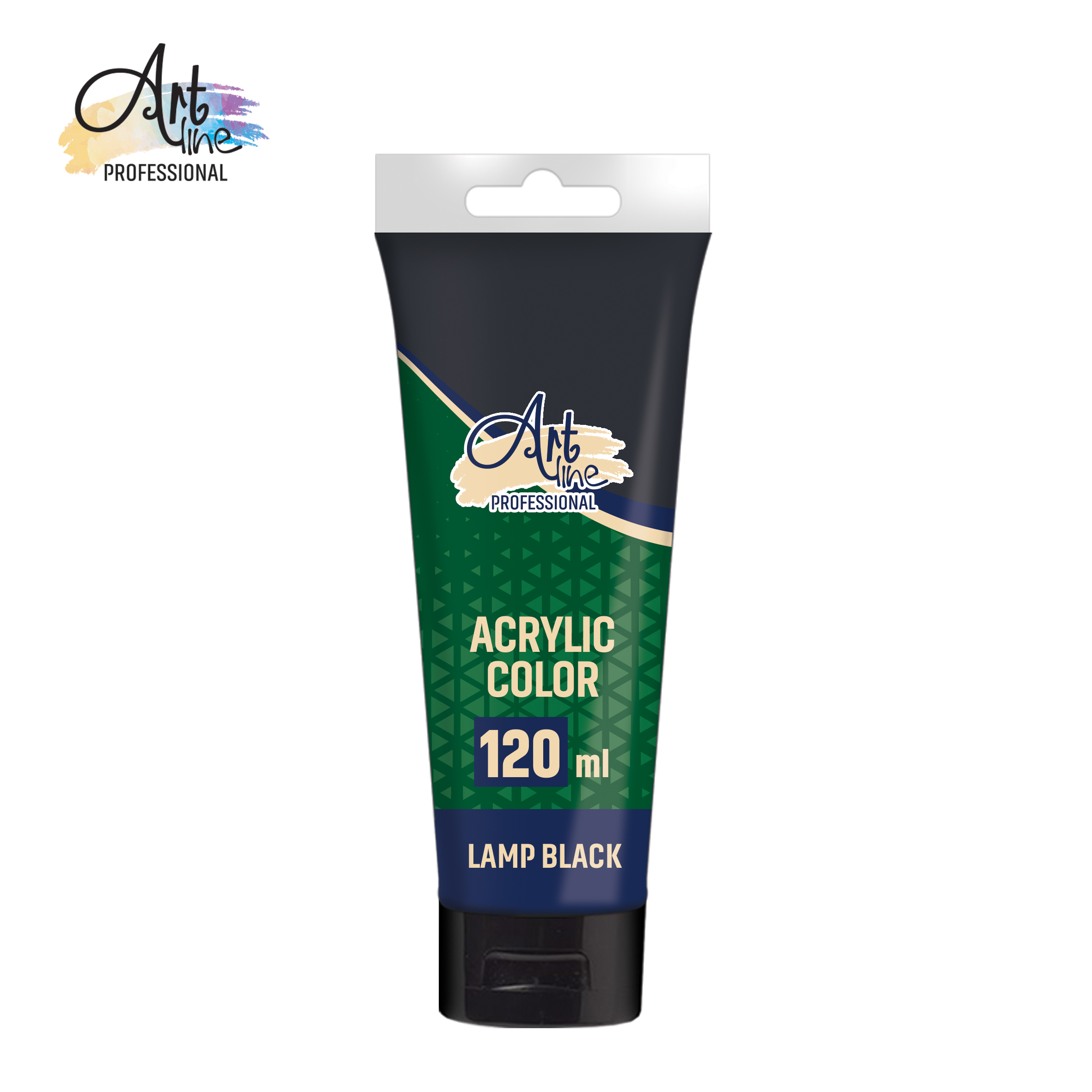 AKRILNA BOJA 120ML. 6PCS BOX BLACK MARS  ART186 - ARTLINE | Slikarski pribor | NBK