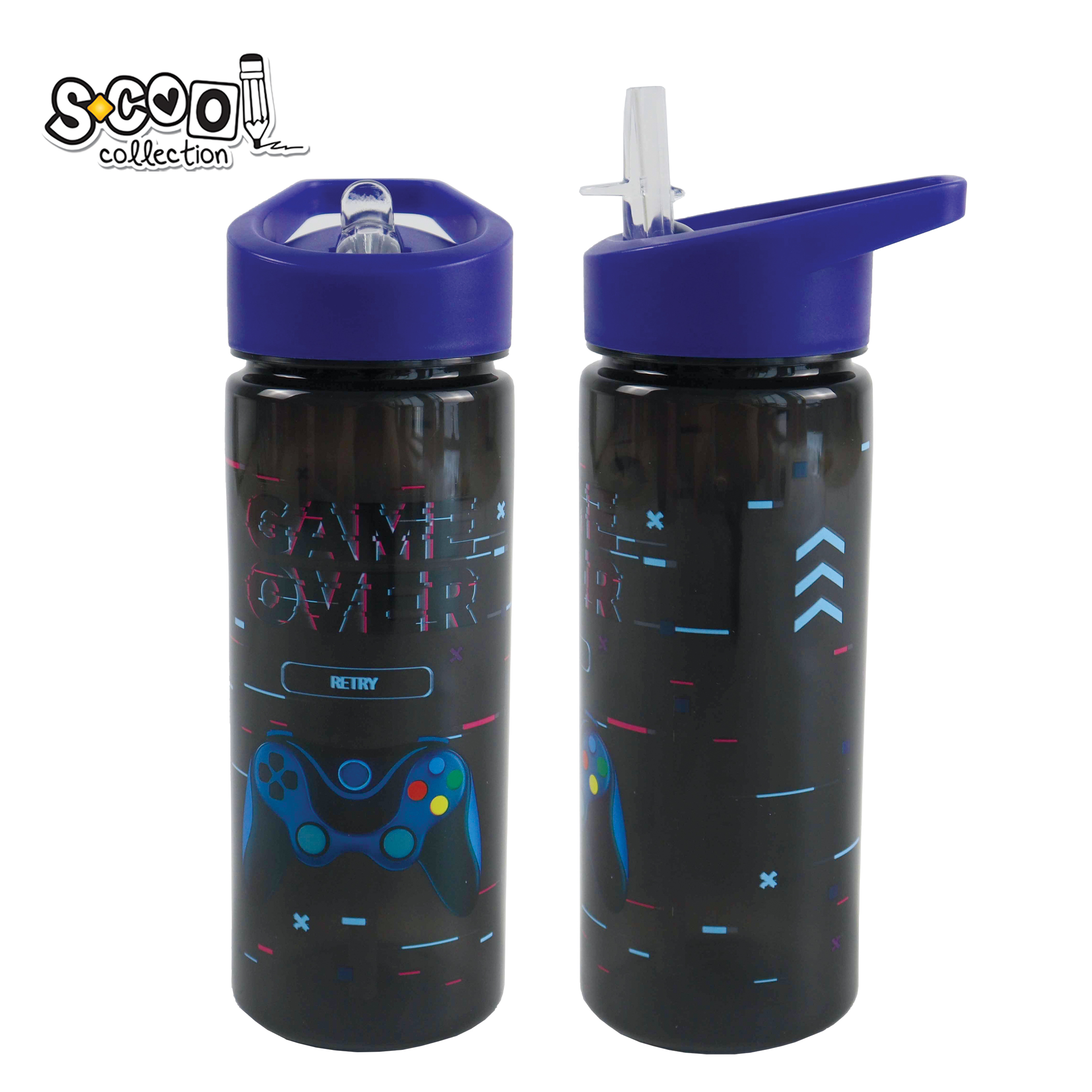 FLAŠICA ZA VODU PVC 6.6/8.5*23CM 600ML  SC3405 - S-COOL | Školski pribor | NBK
