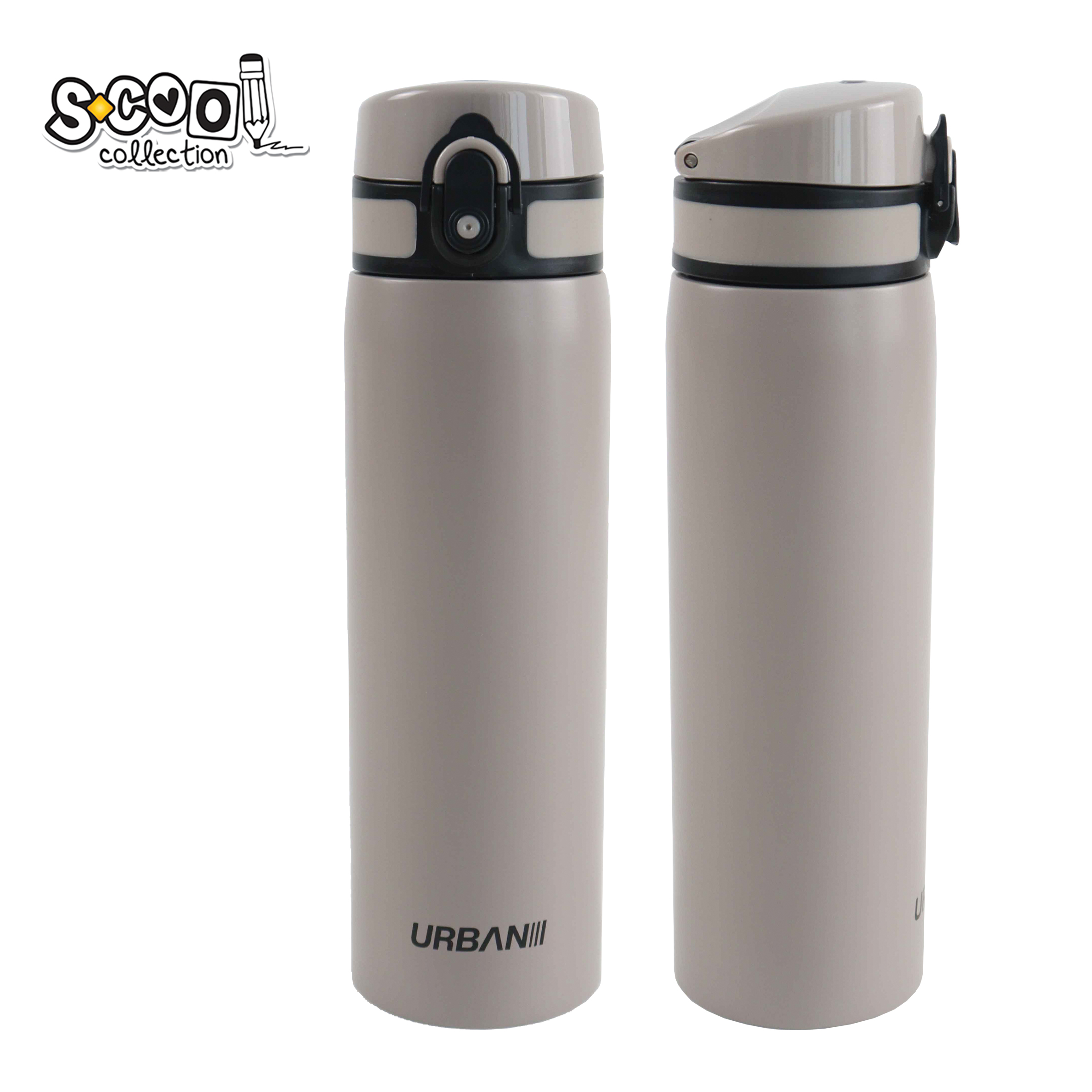 FLAŠICA ZA VODU URBAN STAINLES STEEL 6.5*22.10CM 600ML SC3396 - S-COOL | Školski pribor | NBK