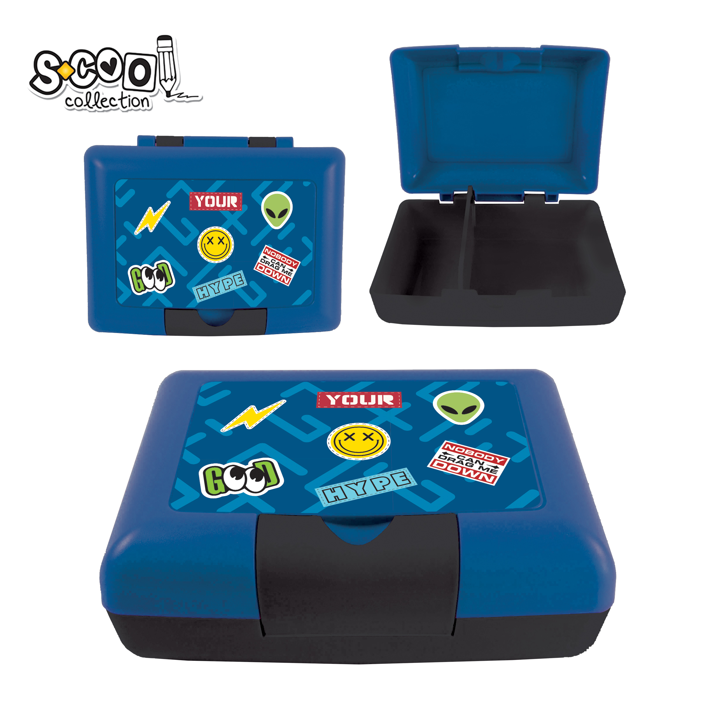 KUTIJA ZA UŽINU 17.5*13.6CM 900ML SC3409 - S-COOL | Školski pribor | NBK