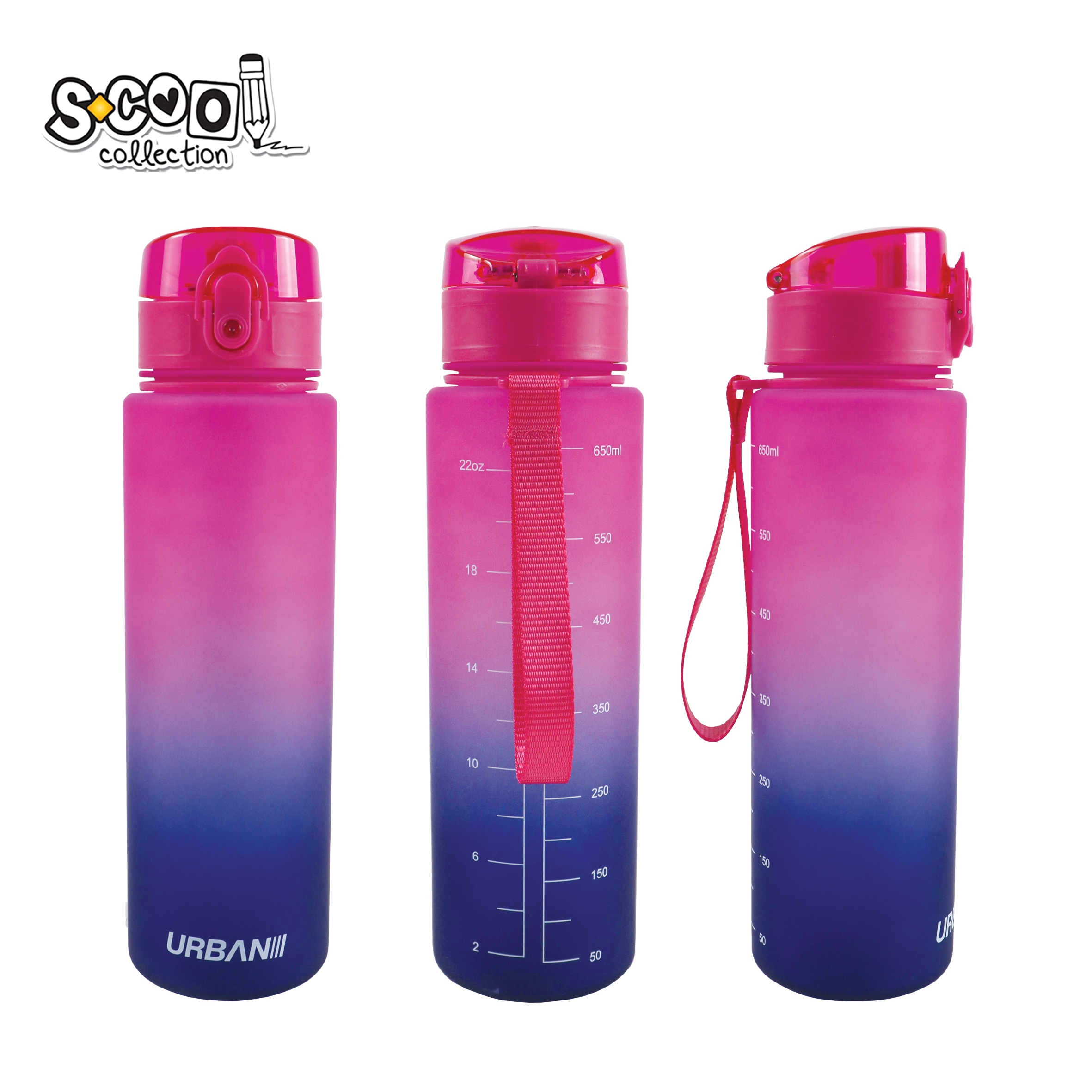 FLAŠICA ZA VODU URBAN 6.9*25.10CM 700ML SC3393 - S-COOL | Školski pribor | NBK