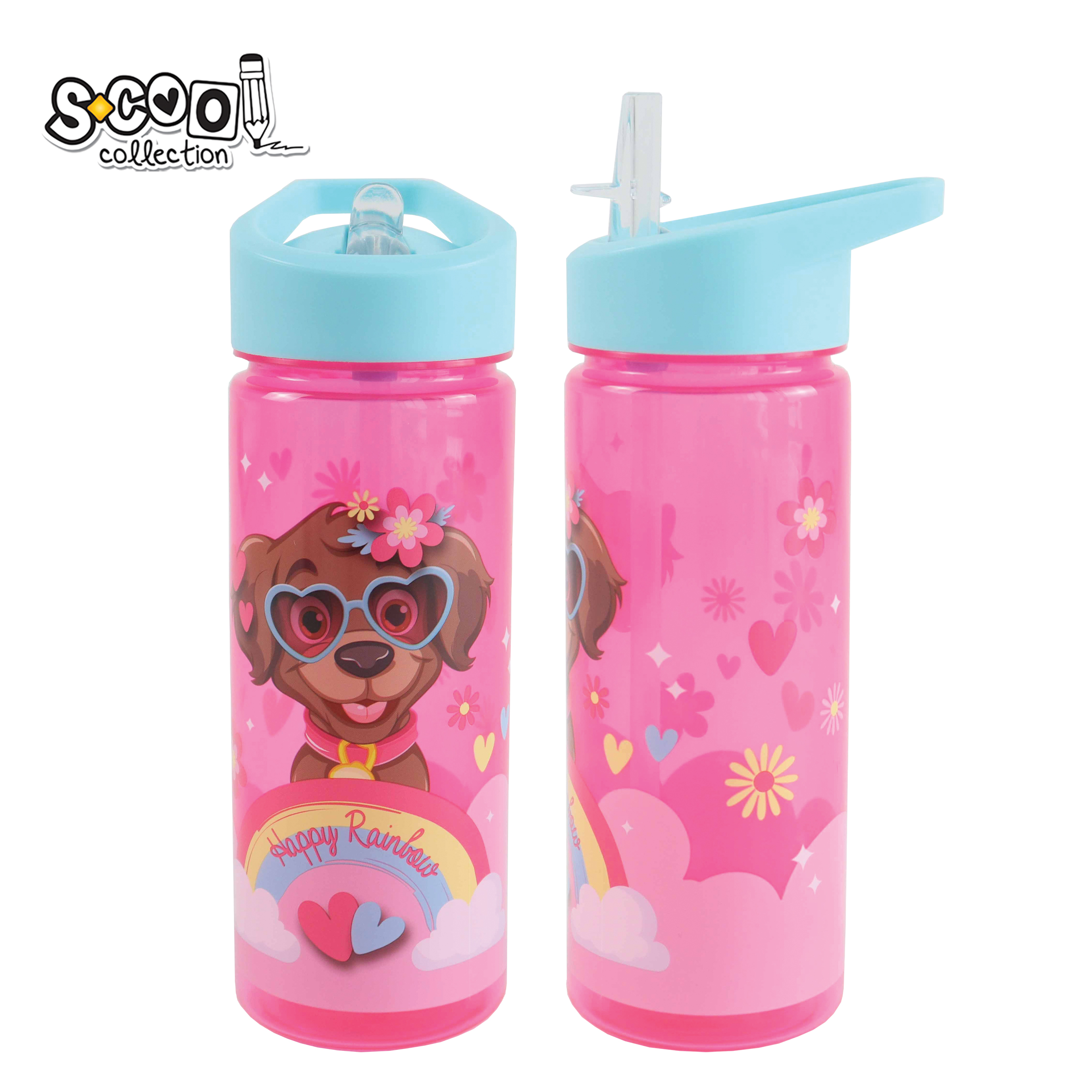 FLAŠICA ZA VODU PVC 6.6/8.5*23CM 600ML  SC3402 - S-COOL | Školski pribor | NBK