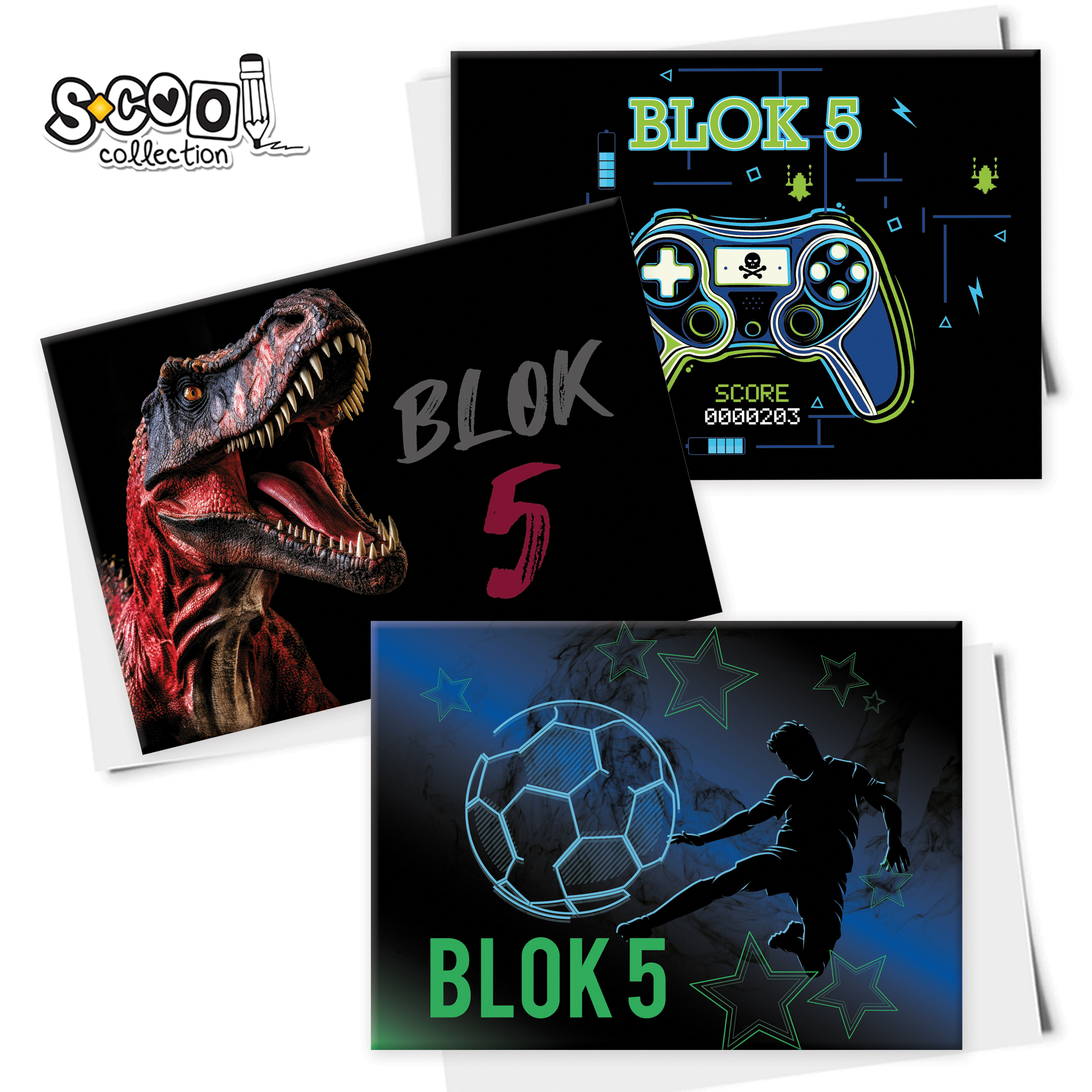 BLOK ZA CRTANJE BR.5 MUŠKI MOTIVI SC3531 - S-COOL | Školski pribor | NBK