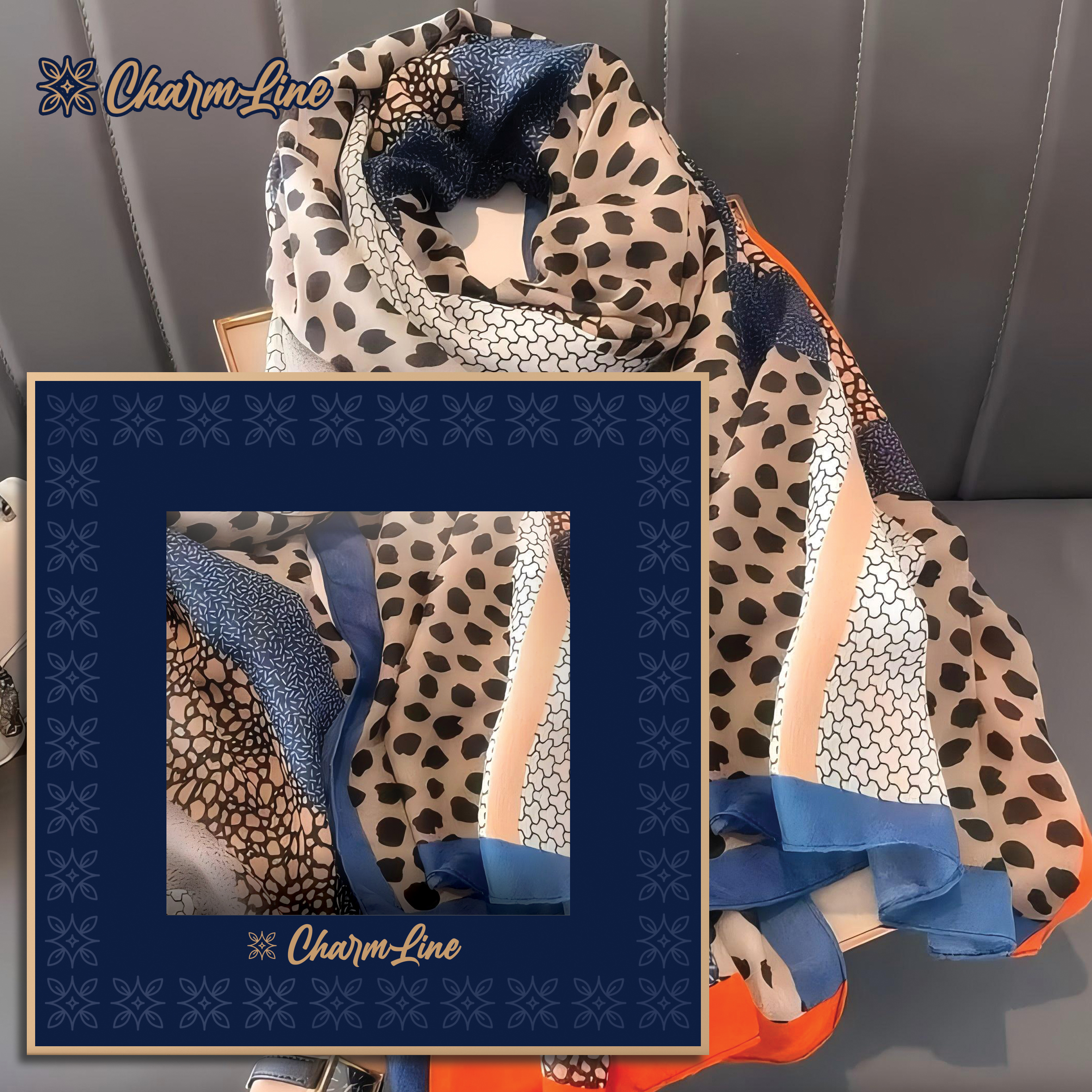 CHARMLINE EŠARPA U POKLON KUTIJI 85*180CM VISCOSE CL008 - CHARMLINE | Gift i poklonski program | NBK