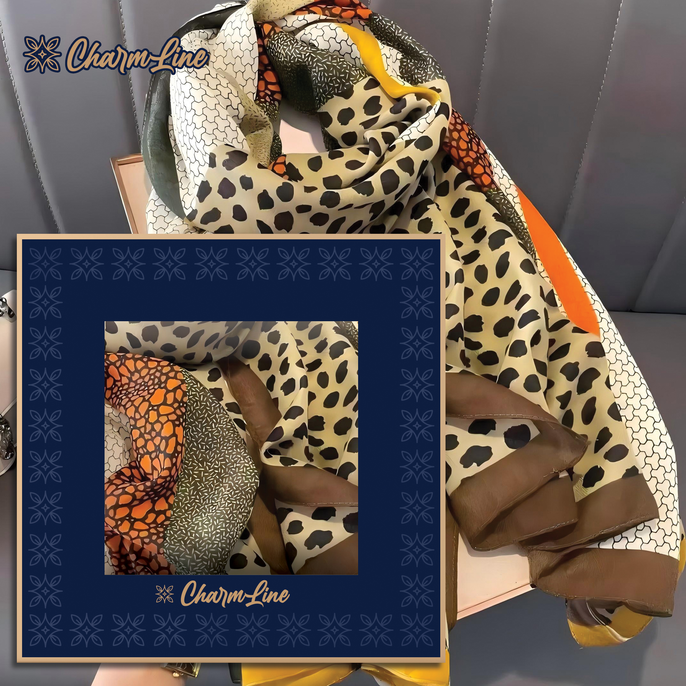 CHARMLINE EŠARPA U POKLON KUTIJI 85*180CM VISCOSE CL009 - CHARMLINE | Gift i poklonski program | NBK