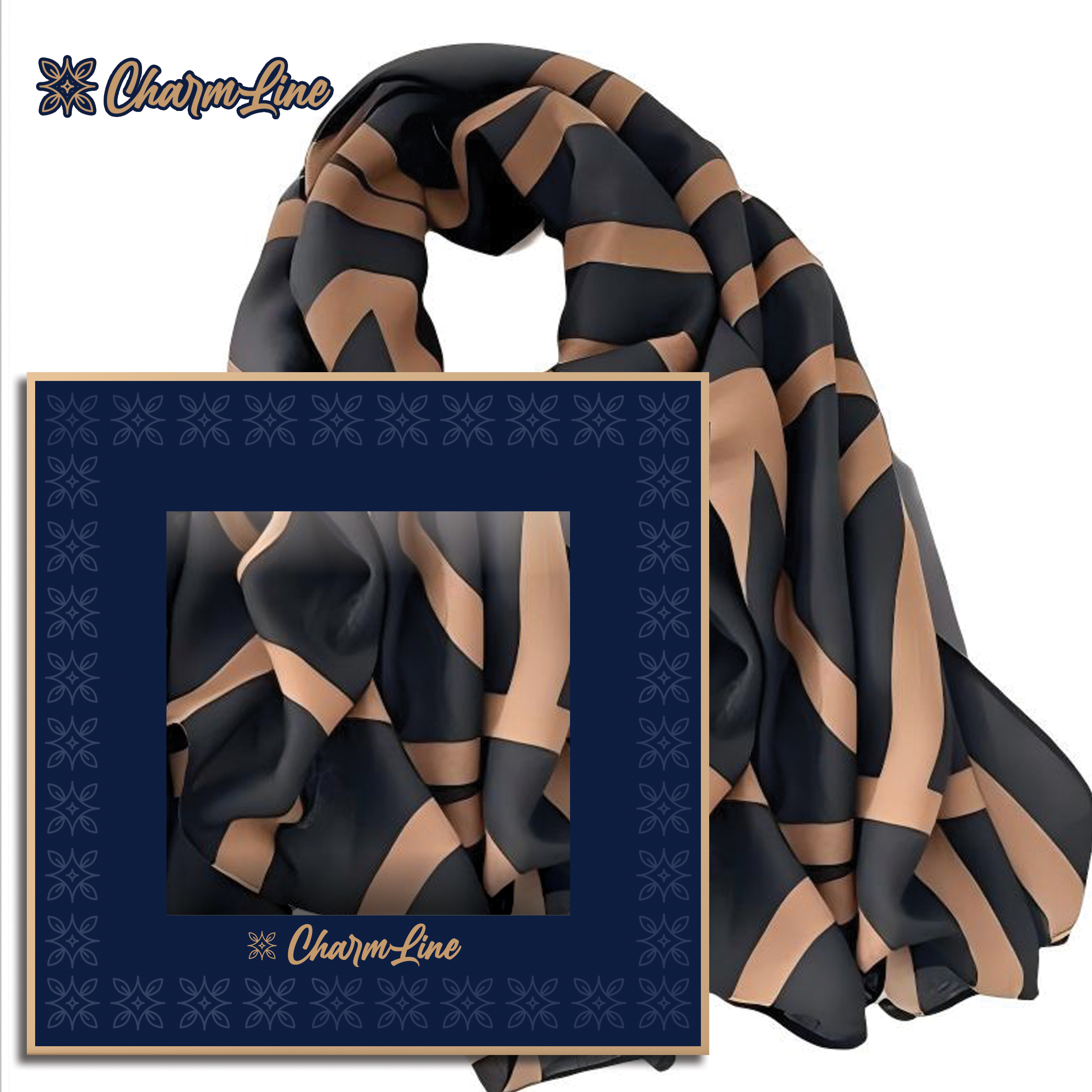 CHARMLINE EŠARPA U POKLON KUTIJI 85*180CM VISCOSE CL012 - CHARMLINE | Gift i poklonski program | NBK