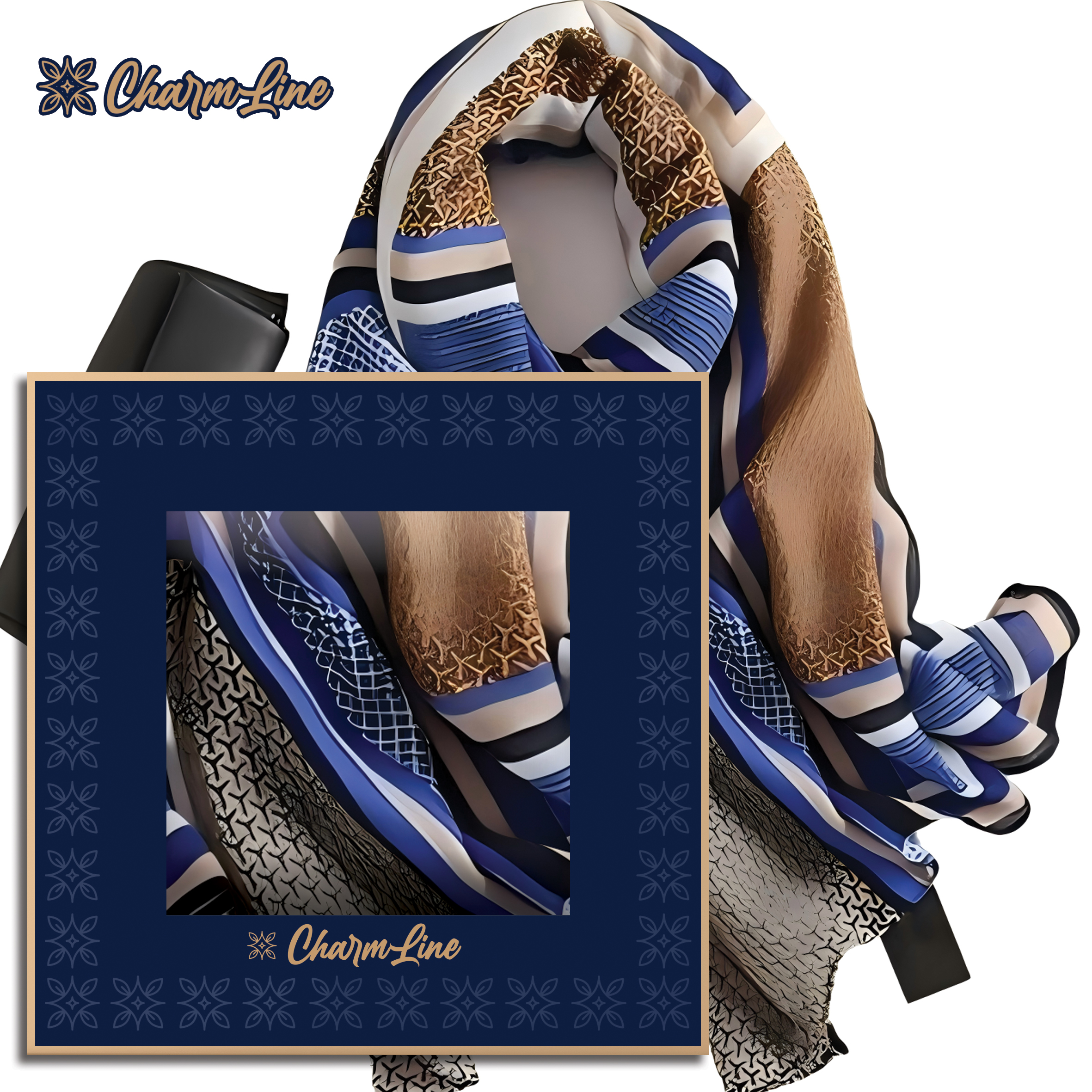 CHARMLINE EŠARPA U POKLON KUTIJI 85*180CM VISCOSE CL013 - CHARMLINE | Gift i poklonski program | NBK