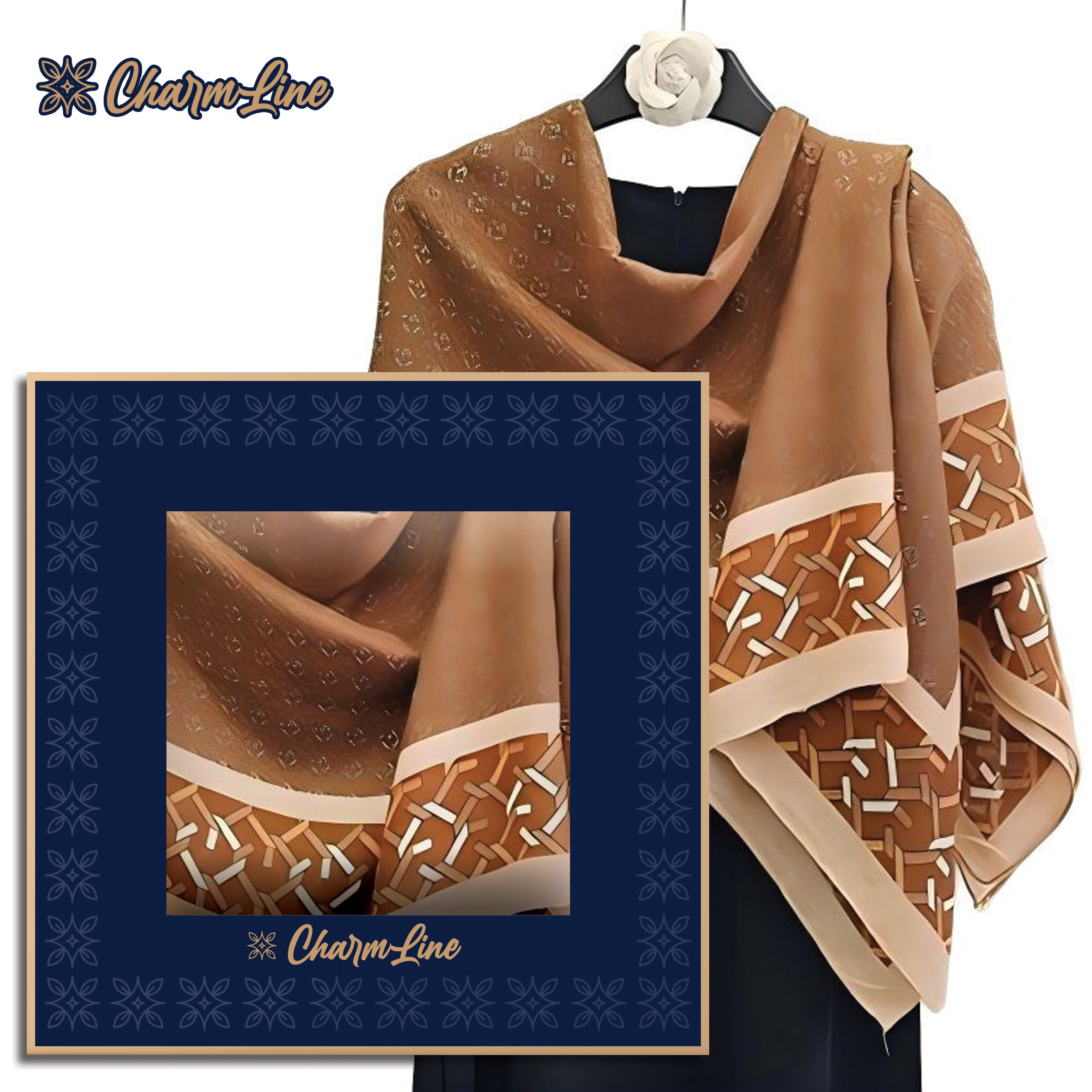 CHARMLINE EŠARPA U POKLON KUTIJI 85*180CM VISCOSE CL015 - CHARMLINE | Gift i poklonski program | NBK