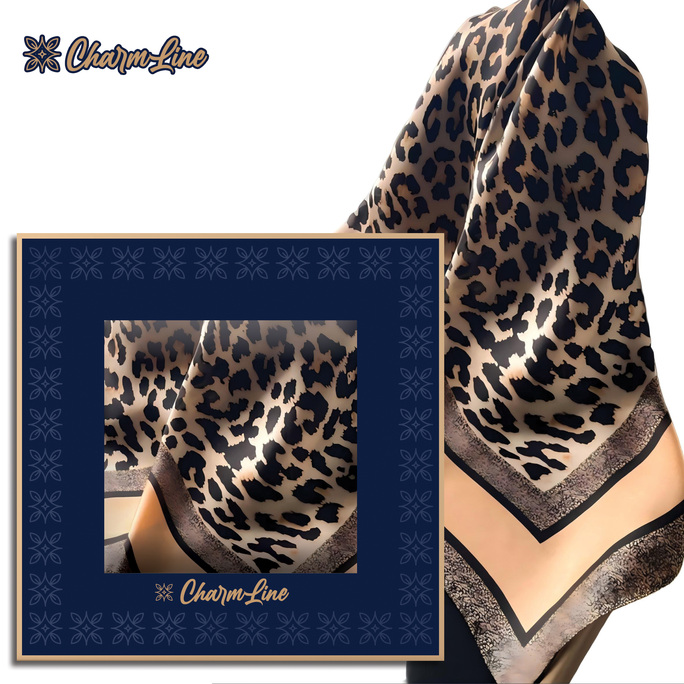 CHARMLINE MARAMA U POKLON KUTIJI 90*90CM SATIN CL016 - CHARMLINE | Gift i poklonski program | NBK