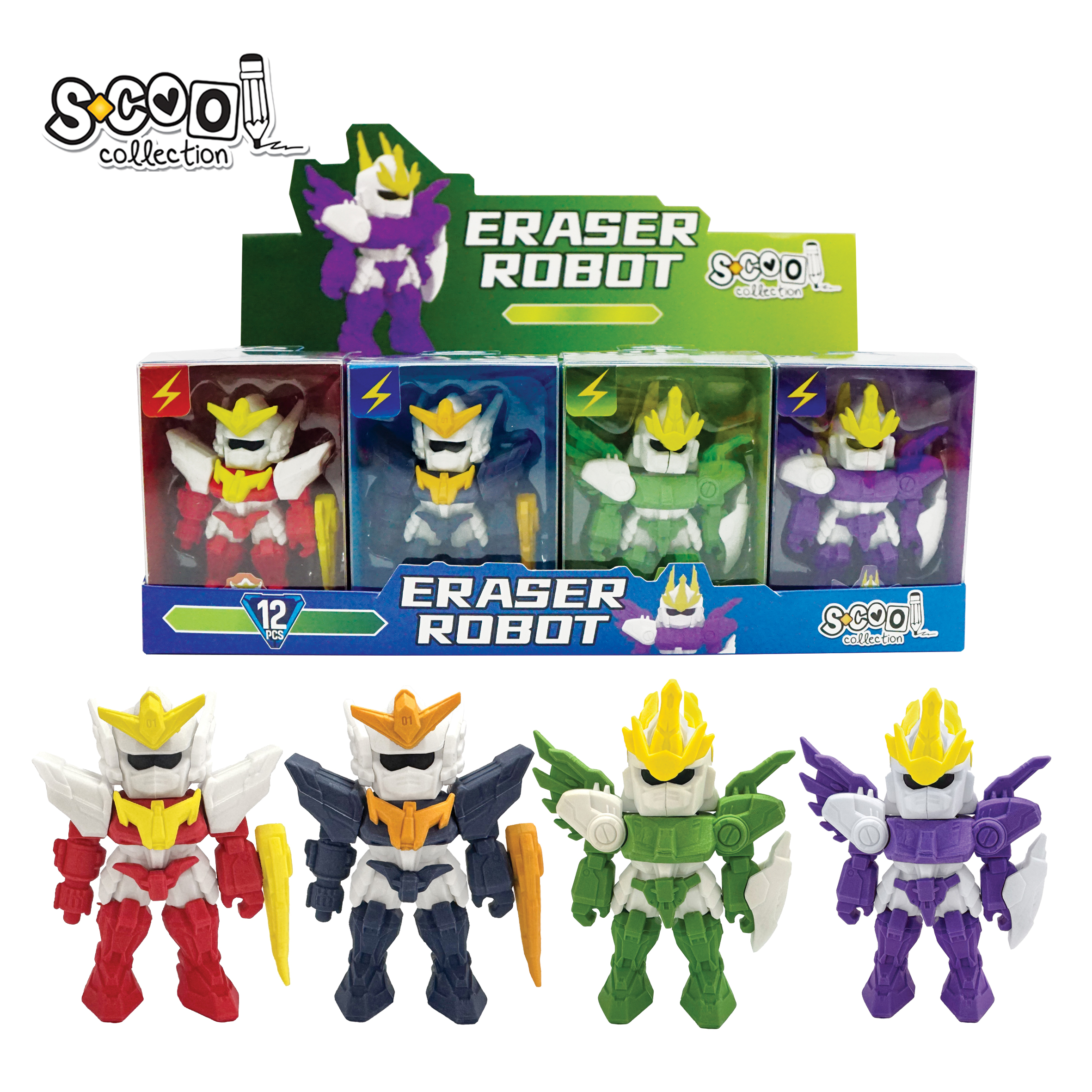 GUMICA ROBOT 1/12 SC3518 - S-COOL | Školski pribor | NBK