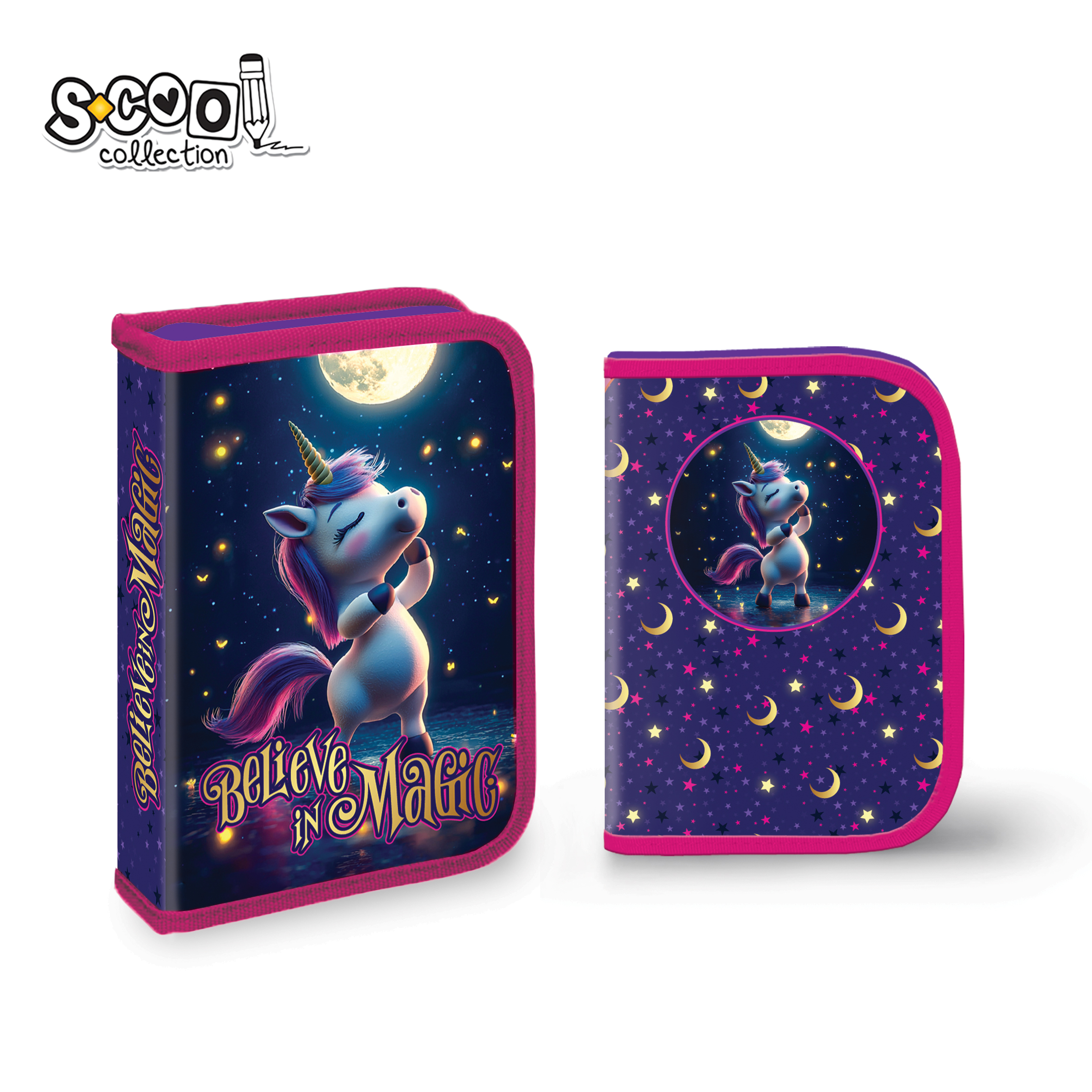 PERNICA JEDNODELNA PUNA SA DVA FLEPA SC3260 - S-COOL | Školski pribor | NBK