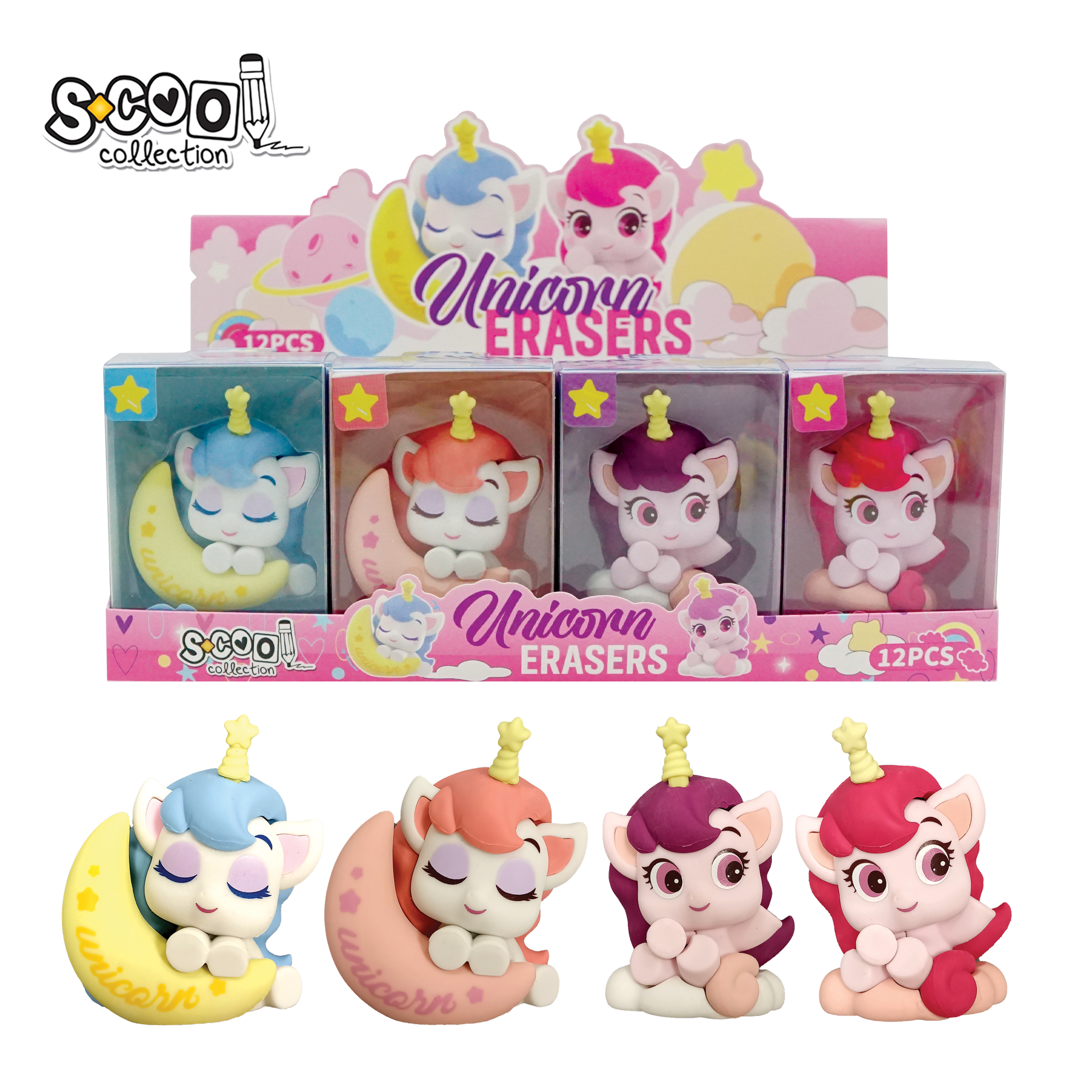 GUMICA UNICORN 1/12 SC3520 - S-COOL | Školski pribor | NBK