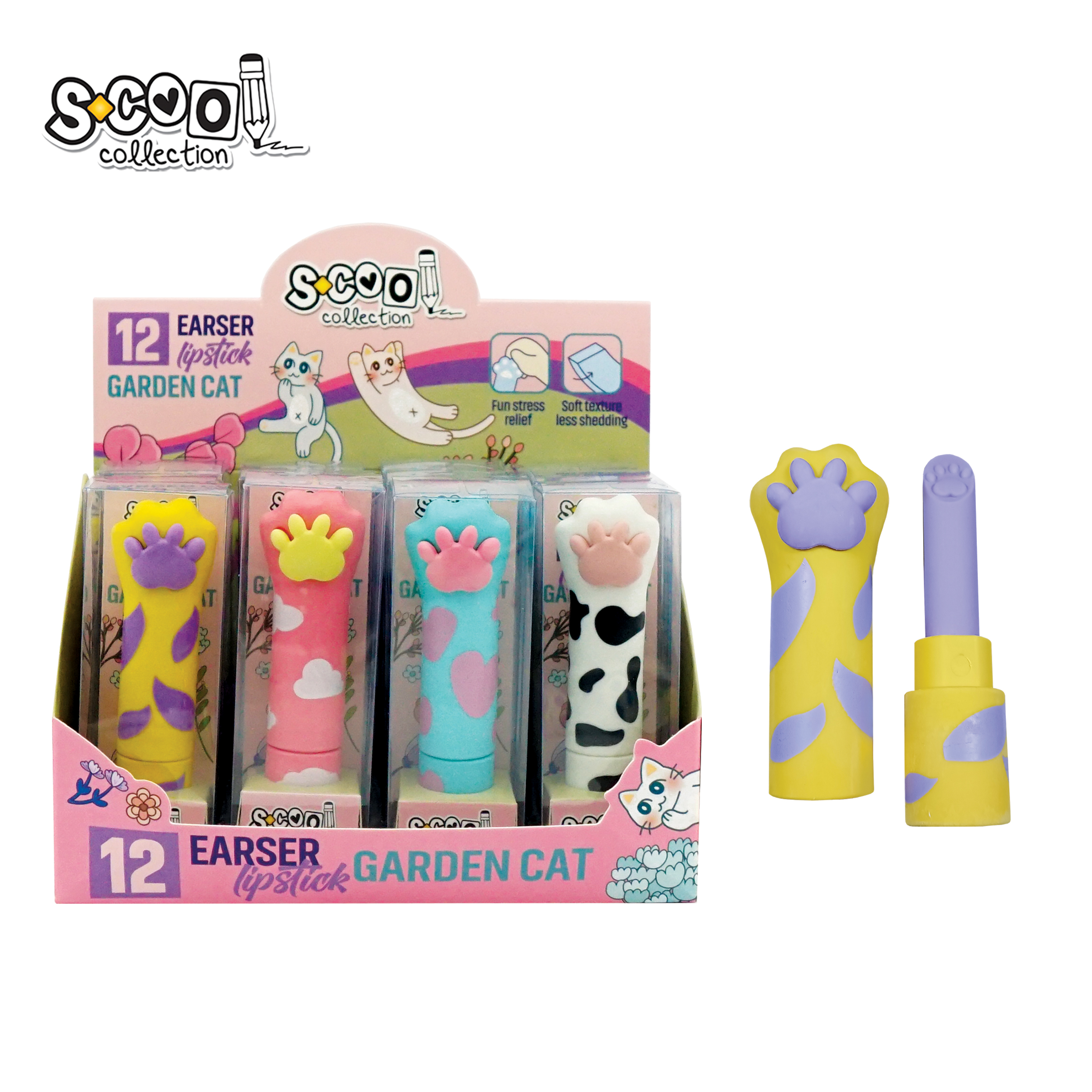 GUMICA GARDEN CAT 1/12 SC3519 - S-COOL | Školski pribor | NBK