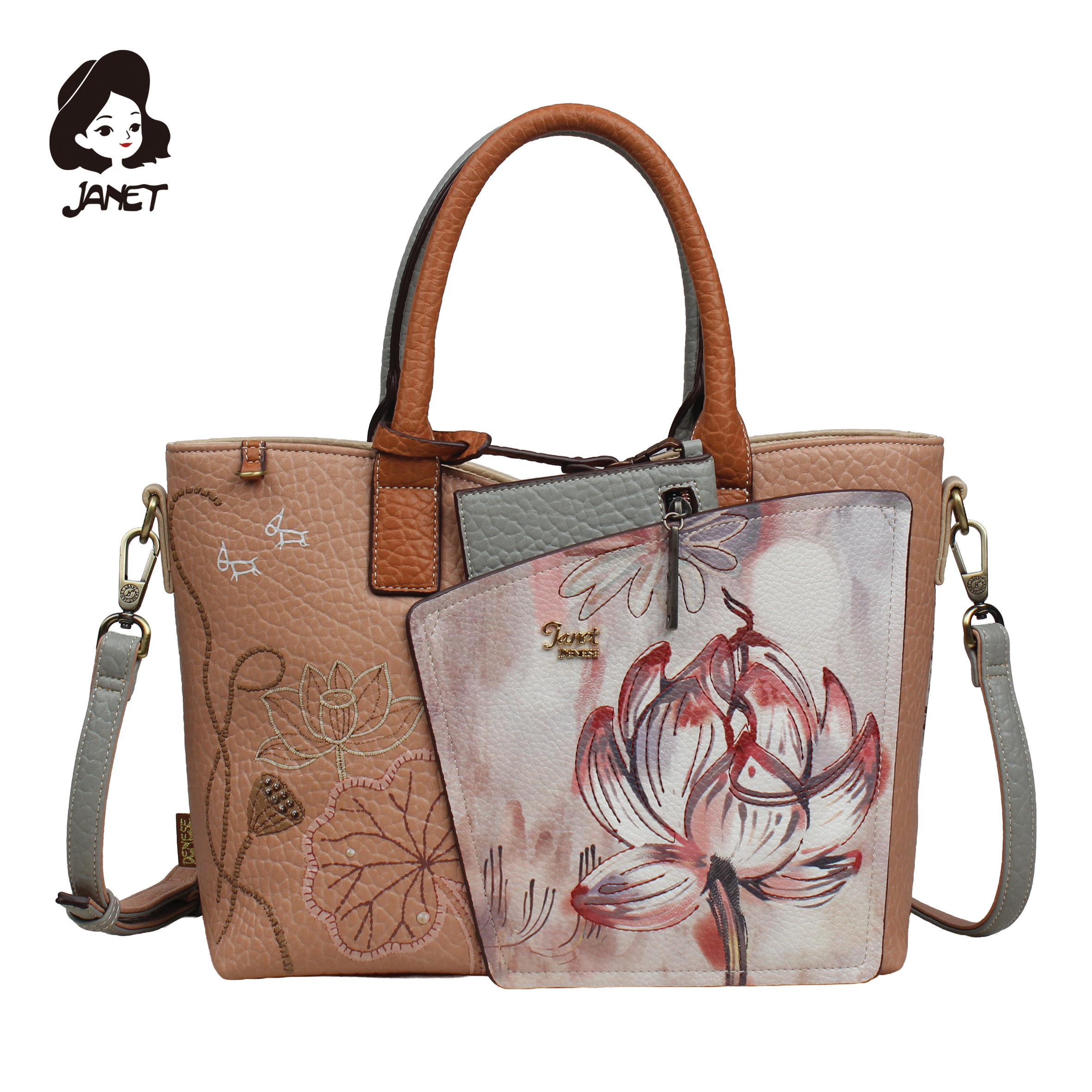 TASNA DAMSKA THE LOTUS LOVER 33*14*42CM J-181 - JANET | Putni program i poslovna galanterija | NBK