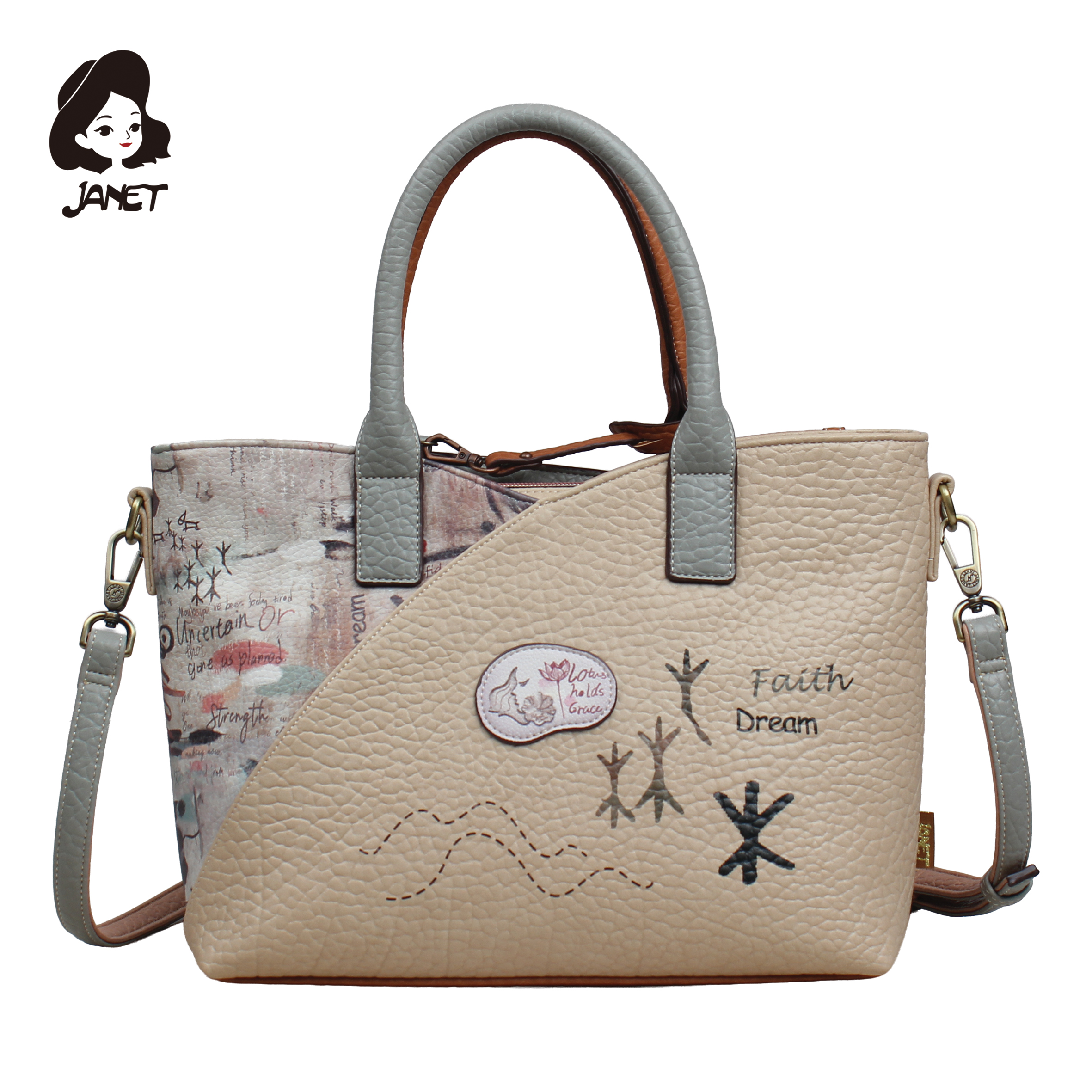 TASNA DAMSKA THE LOTUS LOVER 33*14*42CM J-181 - JANET | Putni program i poslovna galanterija - slika 2 | NBK