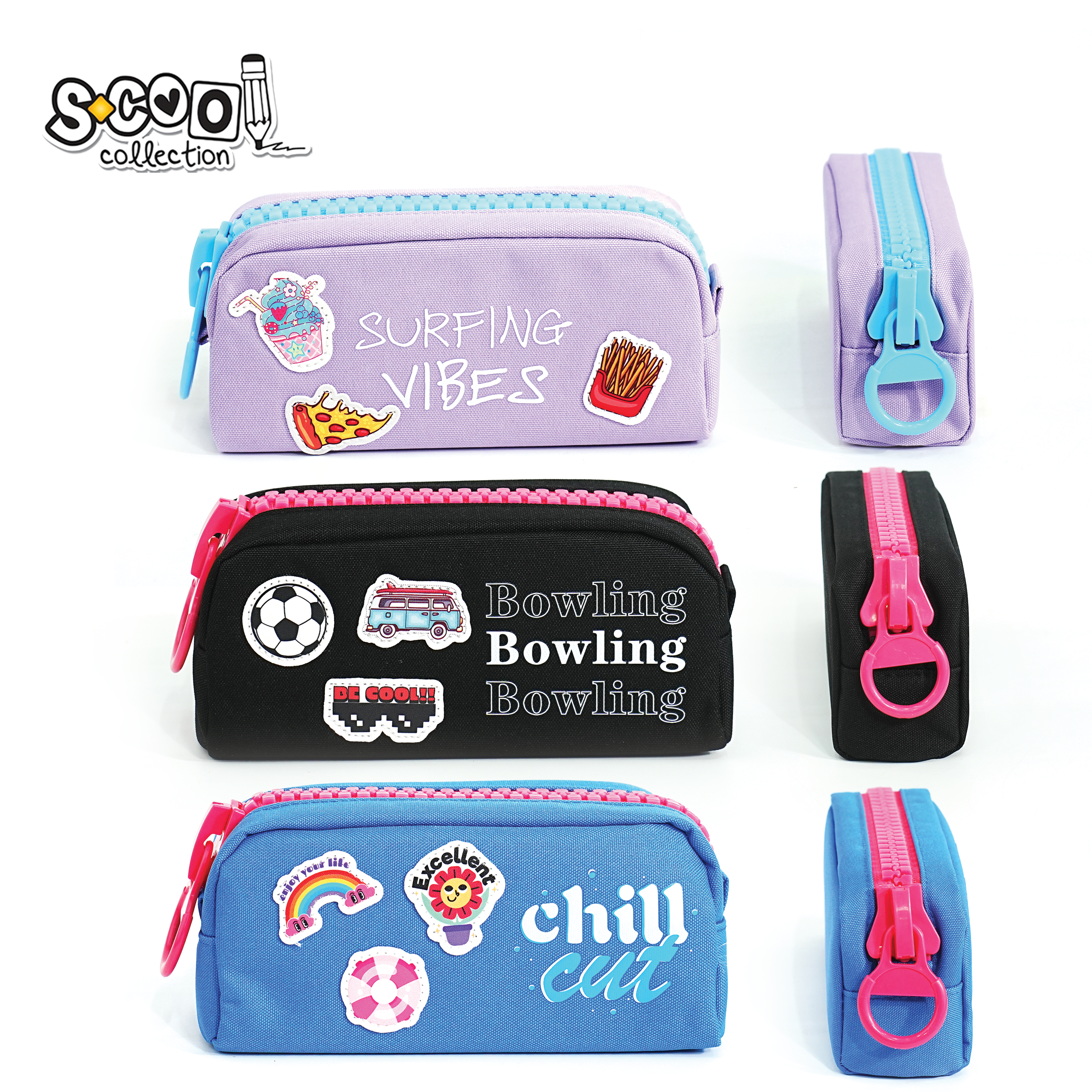 PERNICA JUMBO ZIPER 21*7*10CM SC3461 - S-COOL | Školski pribor | NBK