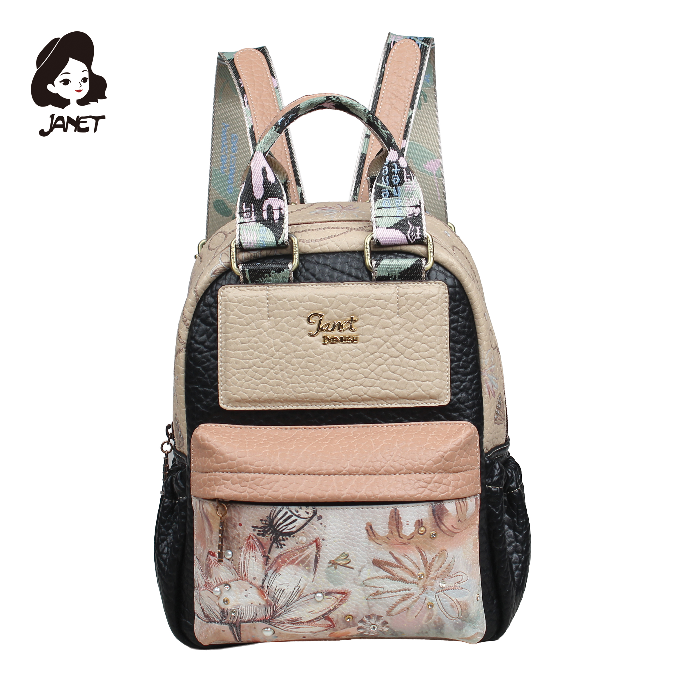 RANAC DAMSKI THE LOTUS LOVER 26*10.5*34CM J-211 - JANET | Putni program i poslovna galanterija | NBK