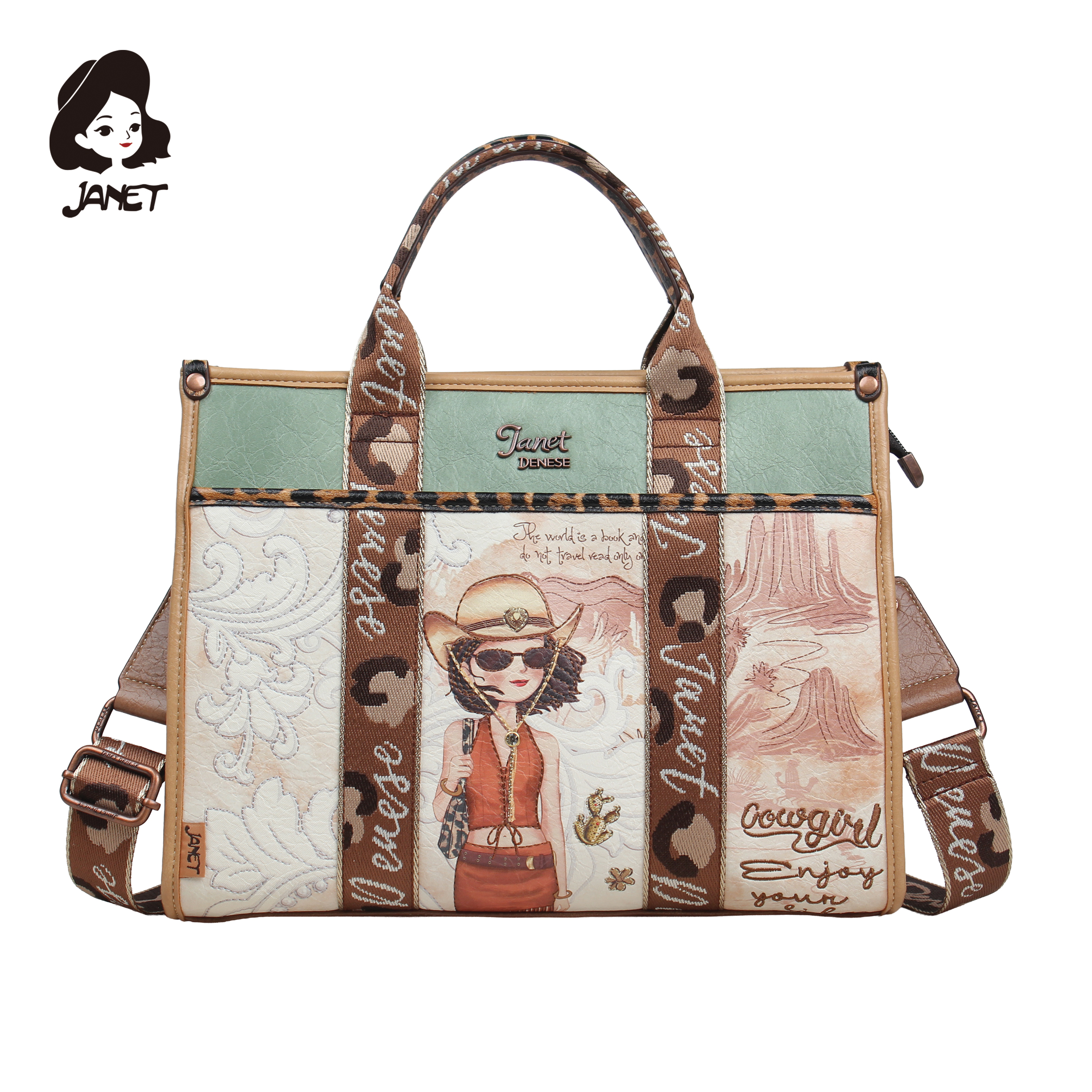 TAŠNA DAMSKA THE WESTERN ODYSEE 33.5*13*26CM J-175 - JANET | Putni program i poslovna galanterija | NBK