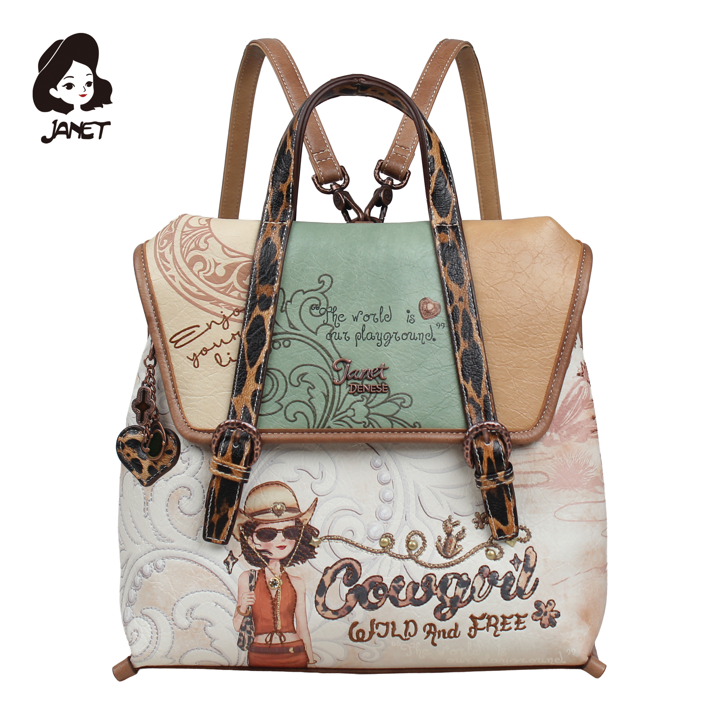 RANAC DAMSKI THE WESTERN ODYSEE 30.5*13*30CM J-144A - JANET | Putni program i poslovna galanterija | NBK