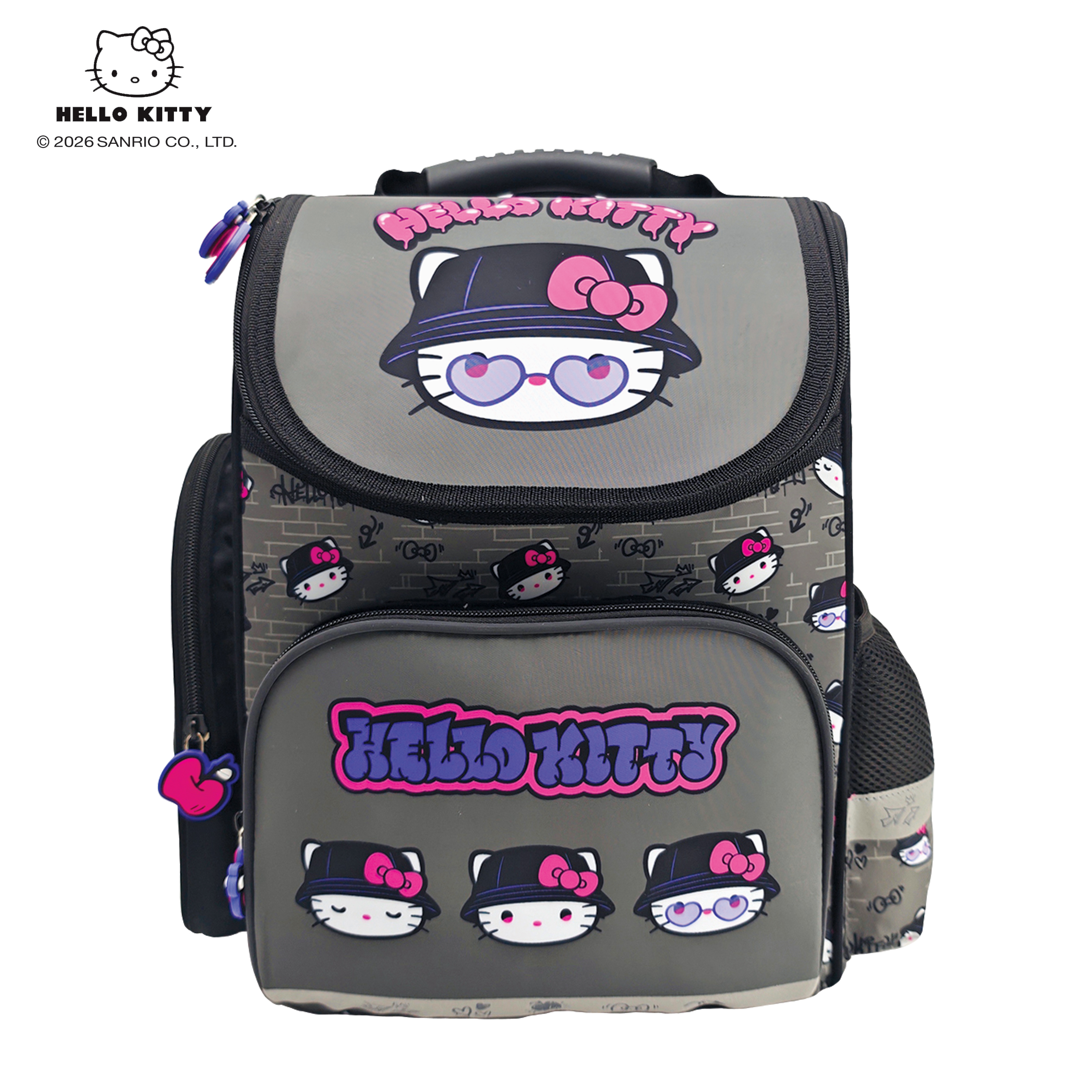 RANAC ANATOMSKI HELLO KITTY GREY 35.5*27.5*16CM 2824 | Školski pribor | NBK