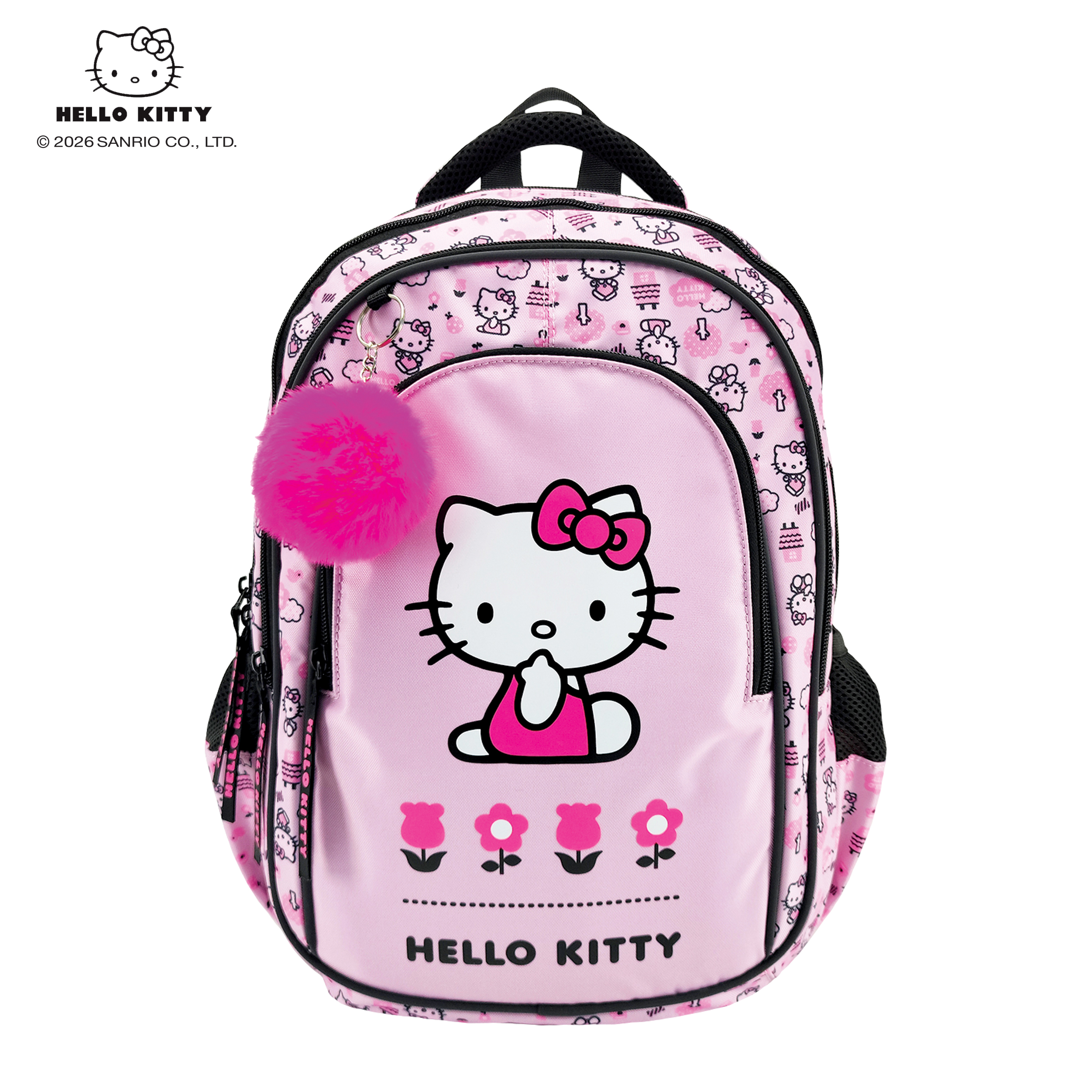 RANAC ERGONOMSKI HELLO KITTY PINK 40*28*18CM 99016 | Školski pribor | NBK