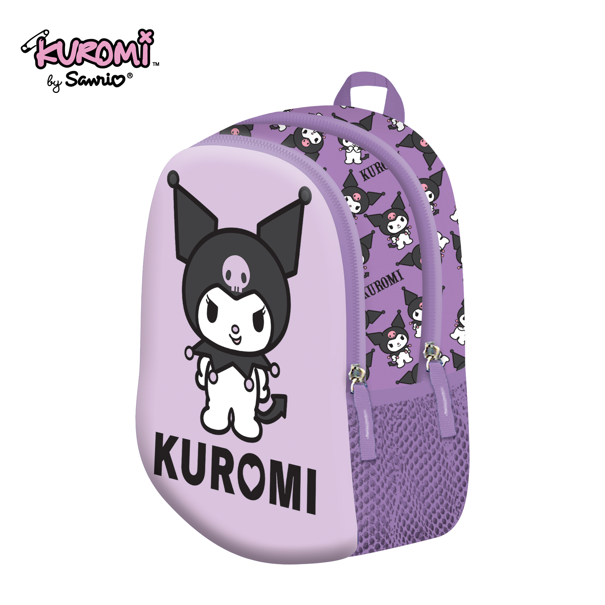 PREDŠKOLSKI RANAC KUROMI VIOLET 30*23*12CM 94141 | Školski pribor | NBK