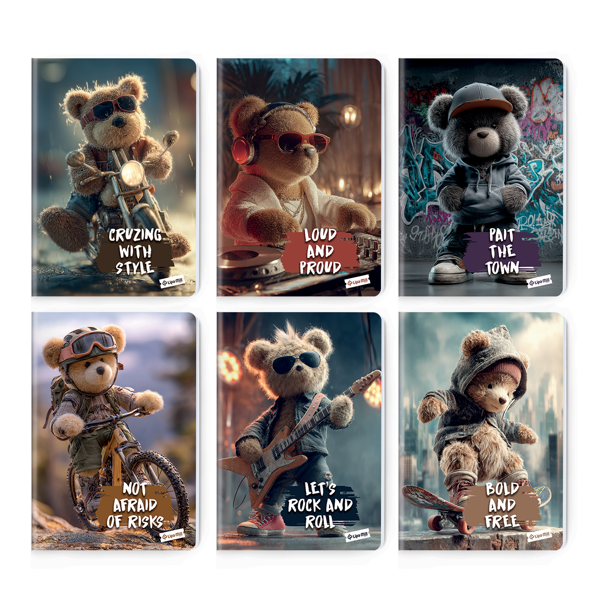 LIPA MILL SVESKA A4 SK TEDDY BEAR 40L - MAR MAR | Školski pribor | NBK
