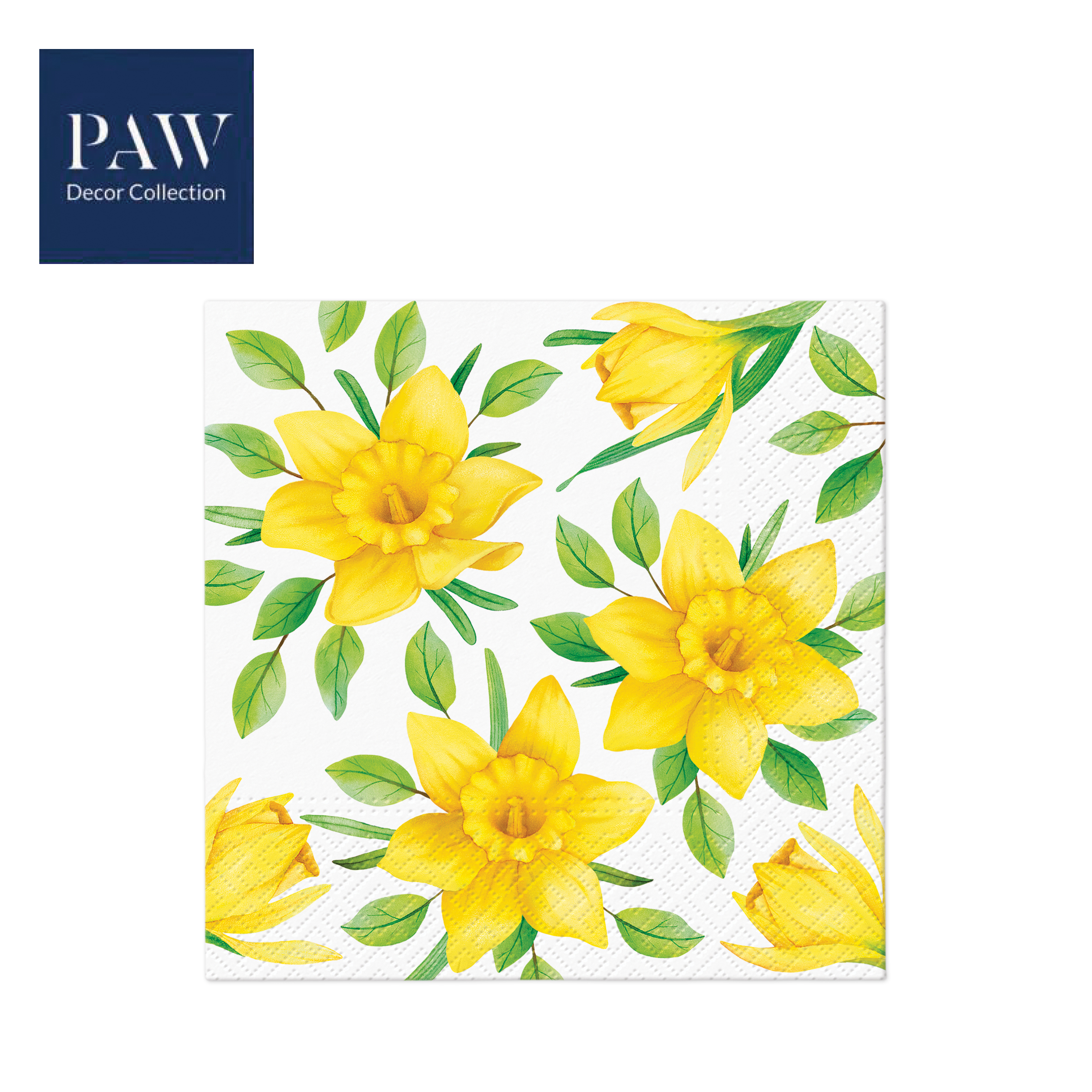 SALVETE PAW LUX DAFFODILS IN BLUM 33X33 1/20 PAKOVANJE 1/12 - PAW SP | Party, kraft, kreativni i dekorativni program | NBK